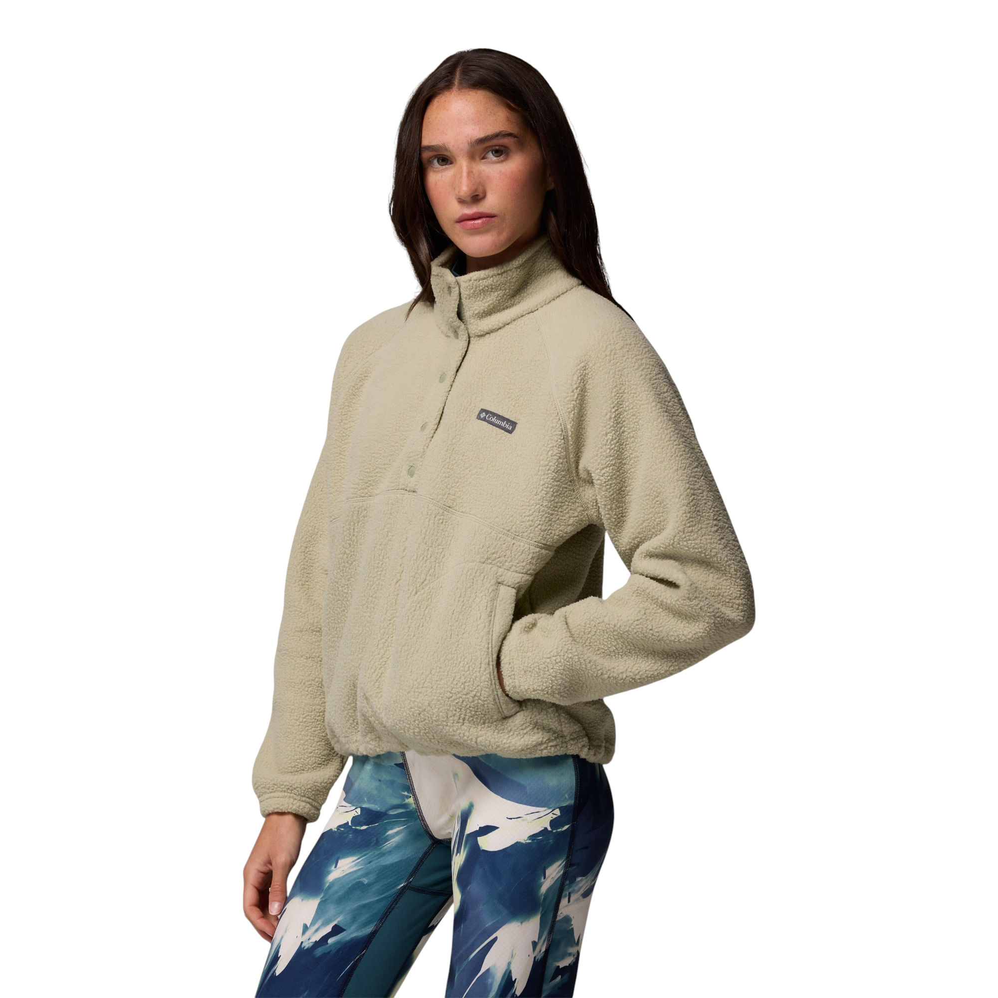 Columbia Jasper Ridge Pebbled Fleece Half Snap - Women's - Als.com