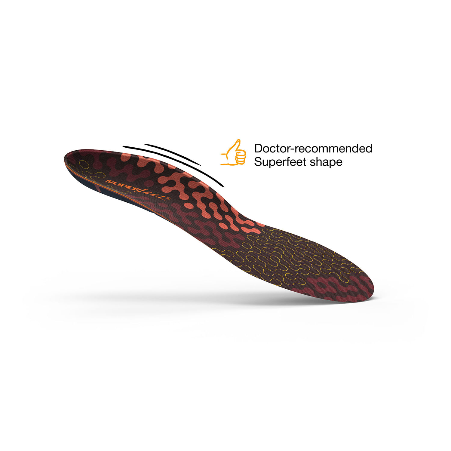 Superfeet-Run-Cushion-Low-Arch-Maroon---Orange