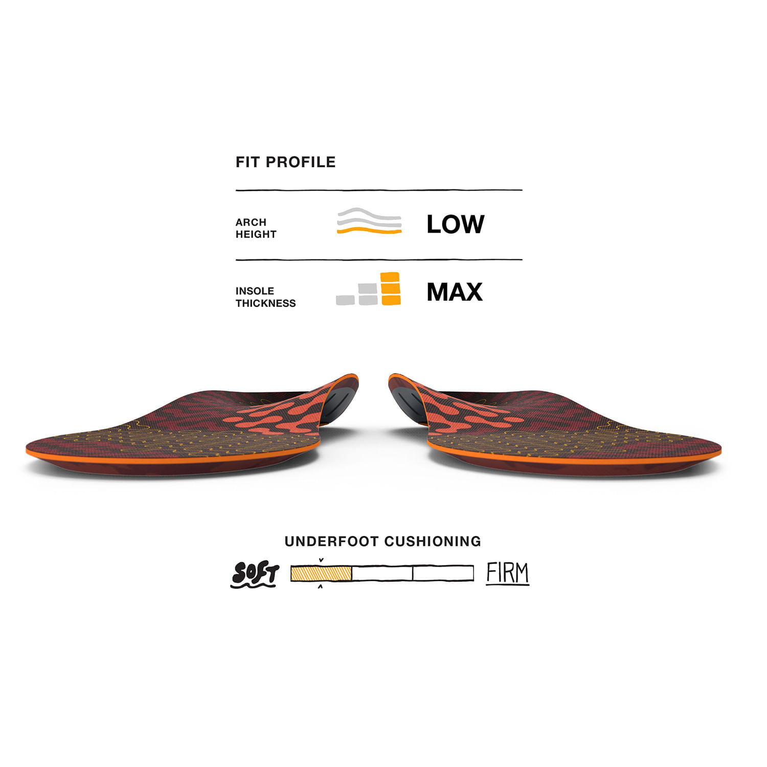 Superfeet-Run-Cushion-Low-Arch-Maroon---Orange