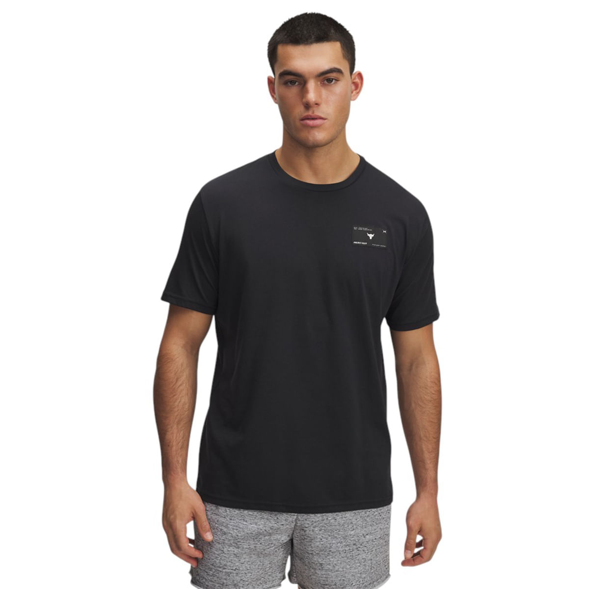 Under-Armour-Project-Rock-T-Shirt---Men-s-Black