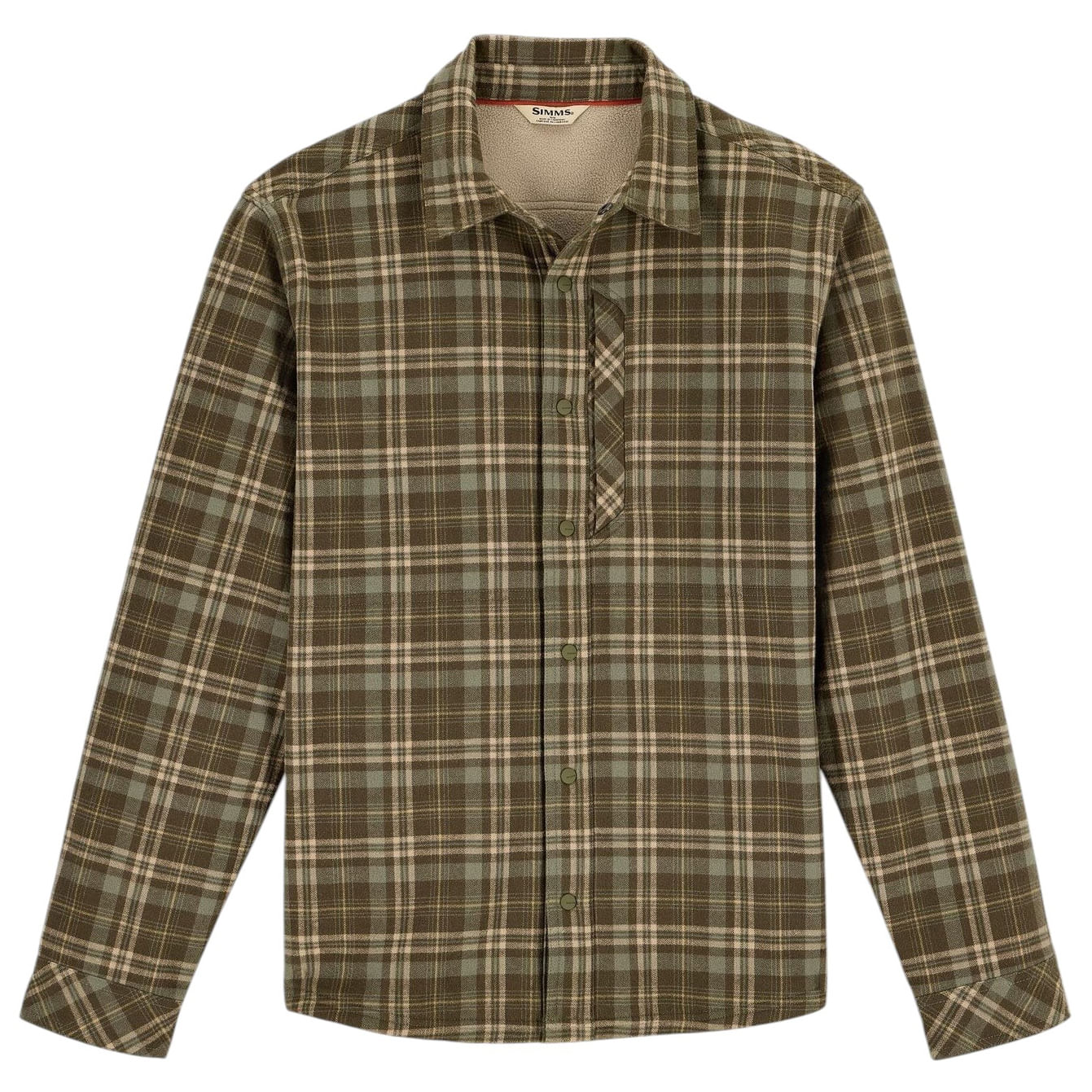 Simms-Coldweather-Shacket---Men-s-Schooner-Plaid---Loden