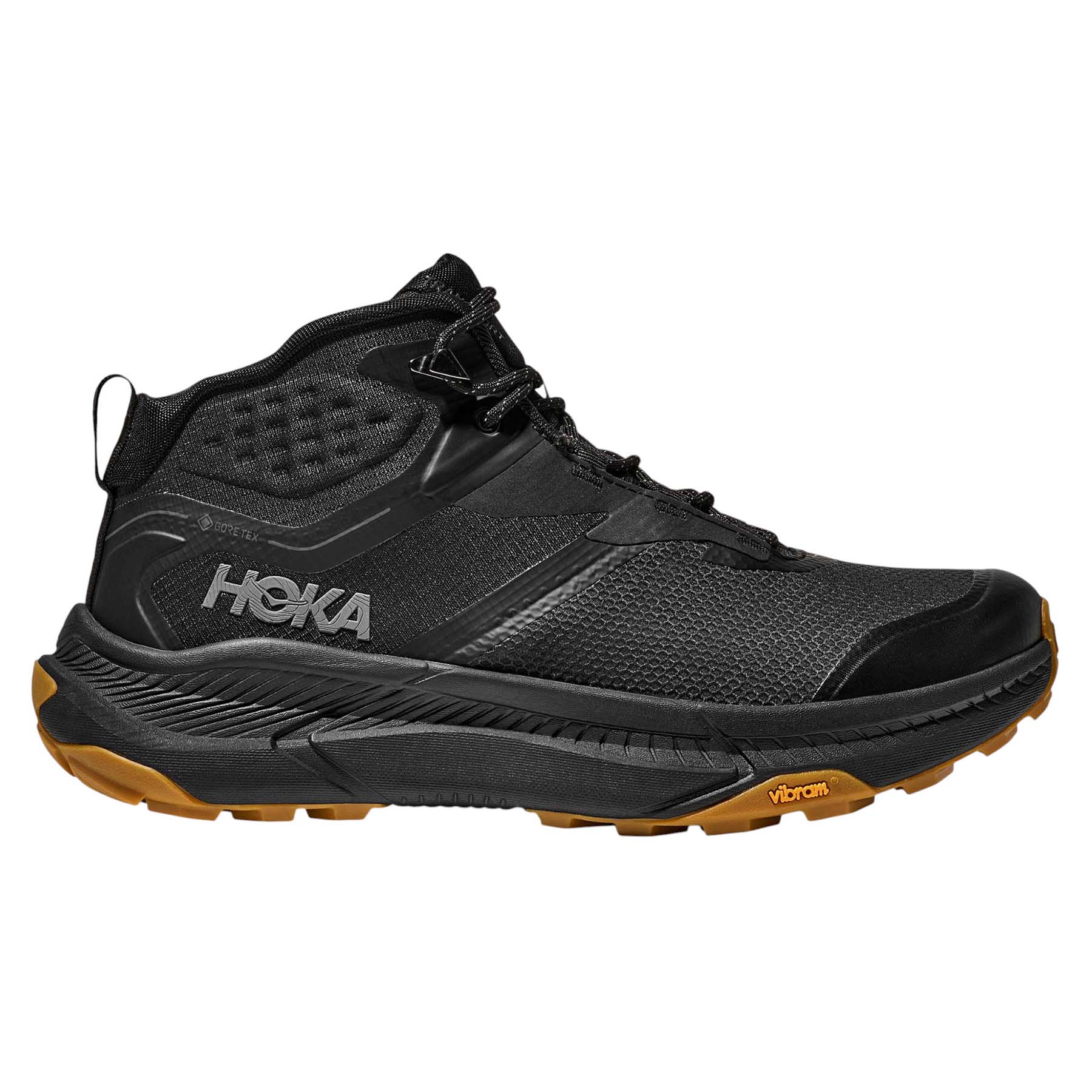 【試着のみ】HOKA TRANSPORT GTX BLACK 26.5 HOKA Transport GTX Men's Black/Black – Holabird Sports
