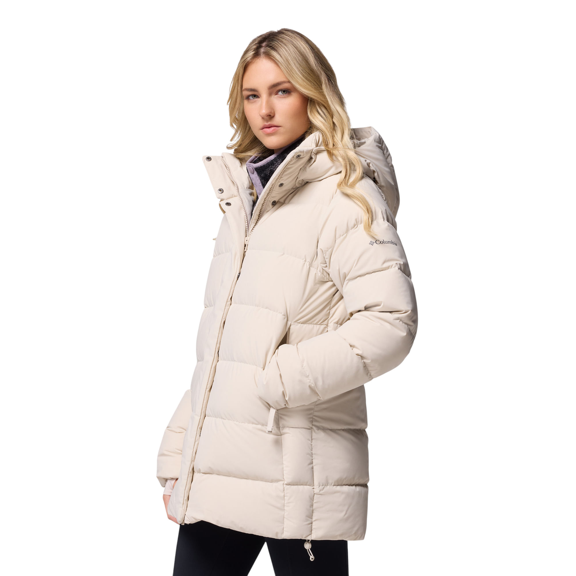 Columbia Amaze Puff Mid Hooded Jacket - Women's - Als.com