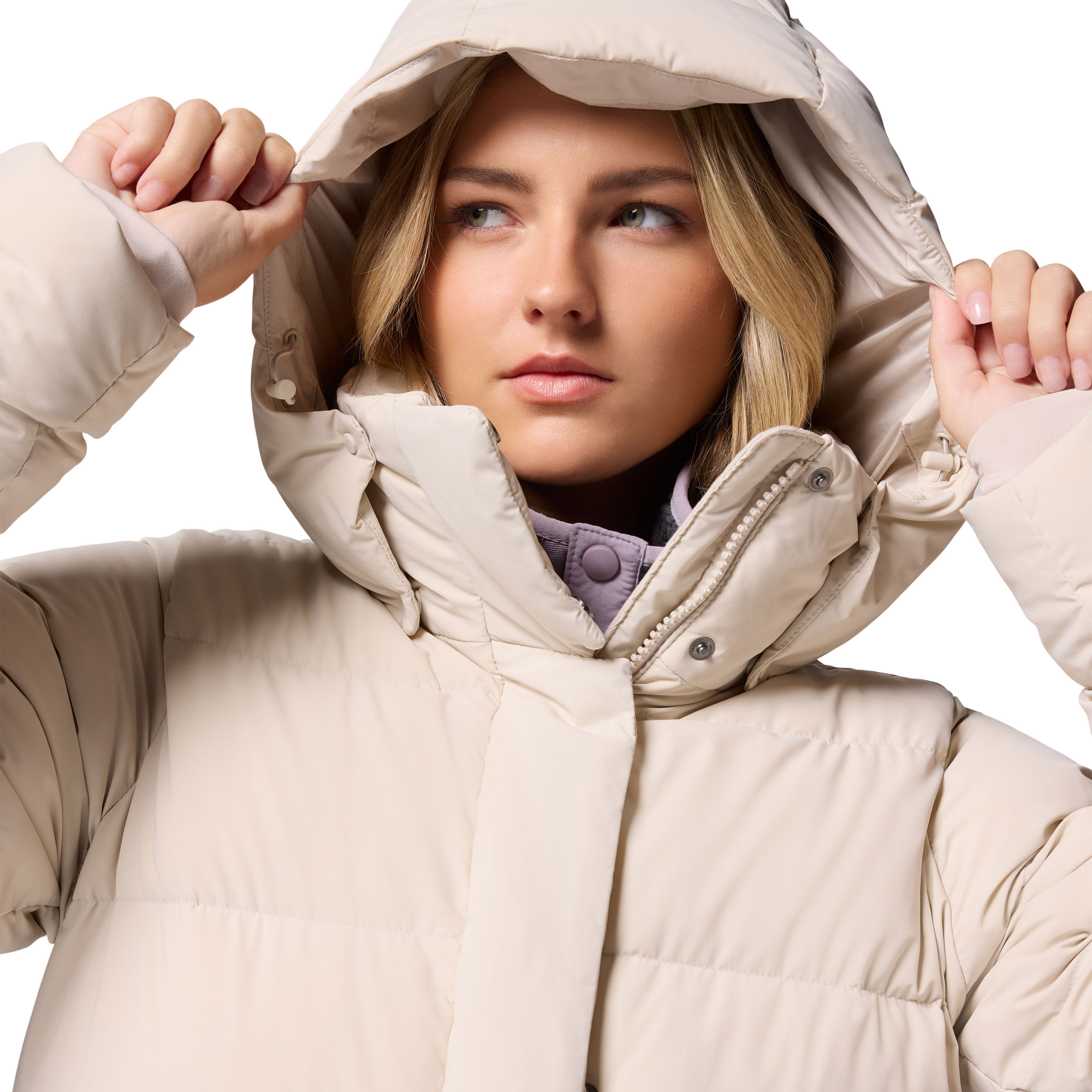 Columbia Amaze Puff Mid Hooded Jacket - Women's - Als.com