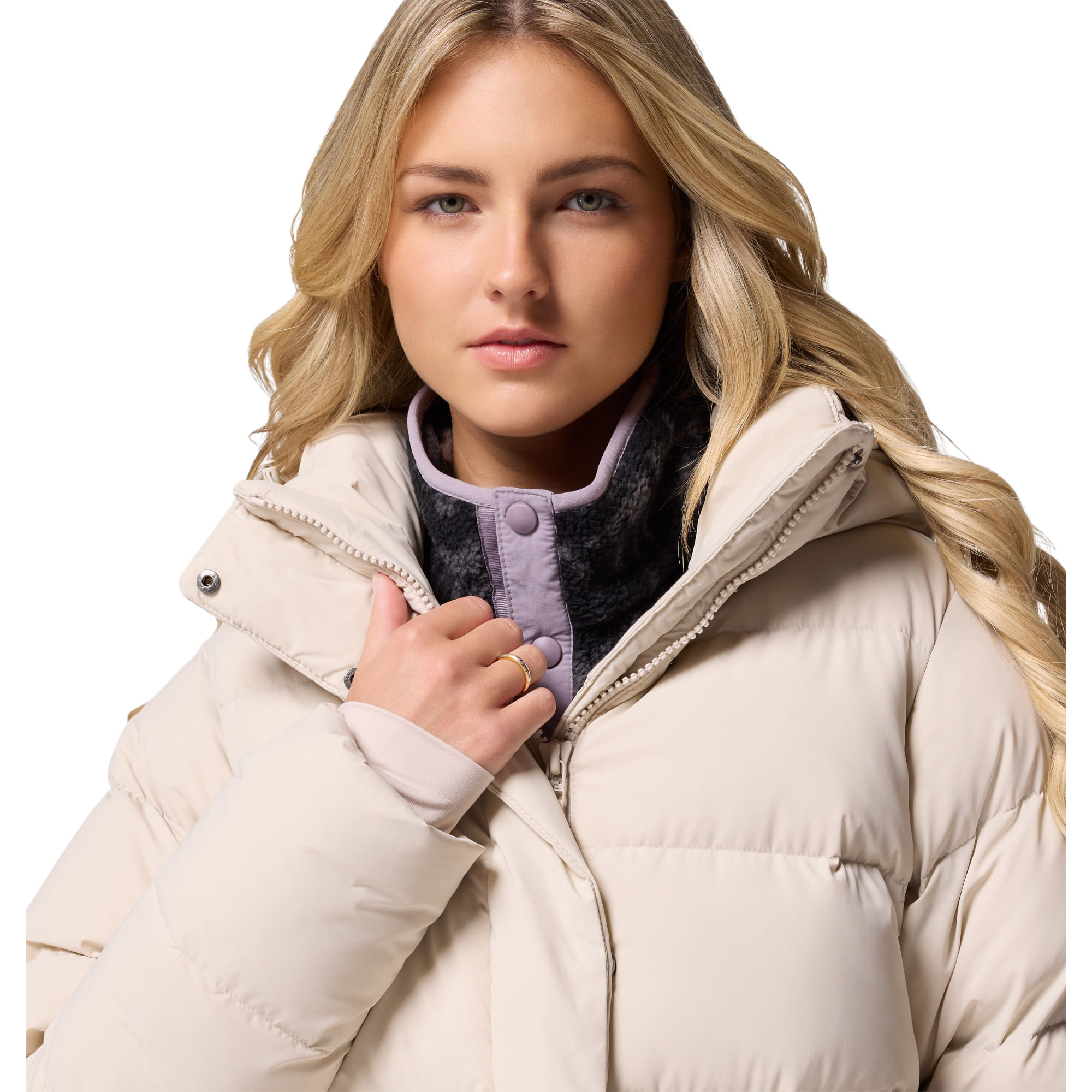 Columbia Amaze Puff Mid Hooded Jacket - Women's