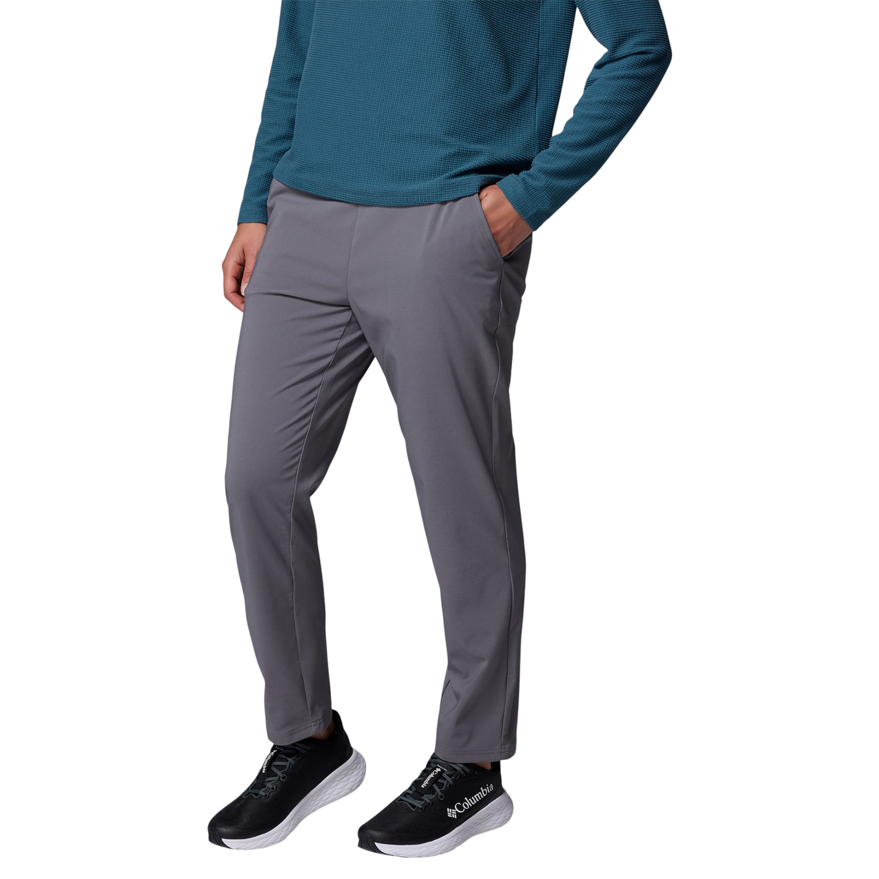 Columbia All Seasons Slim Pull-On Pant - Women's - City Grey XXL Regular