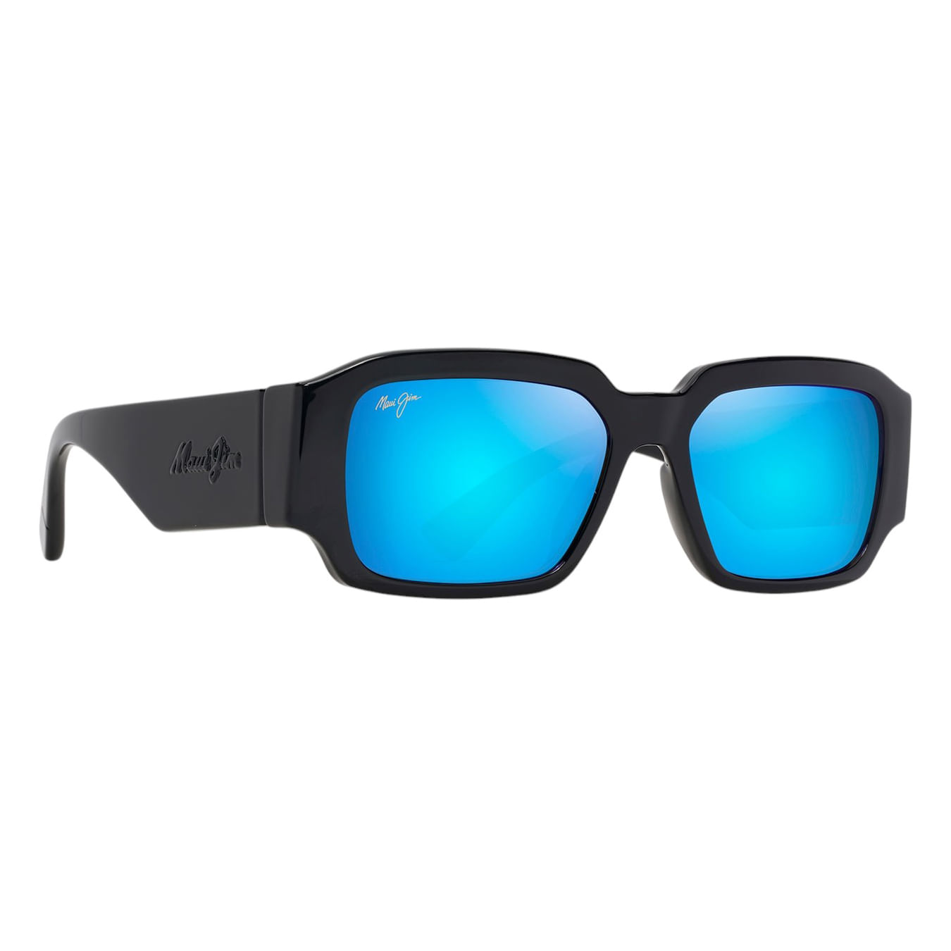 Maui-Jim-Kupale-Sunglasses-Shiny-Black---Blue-Hawaii