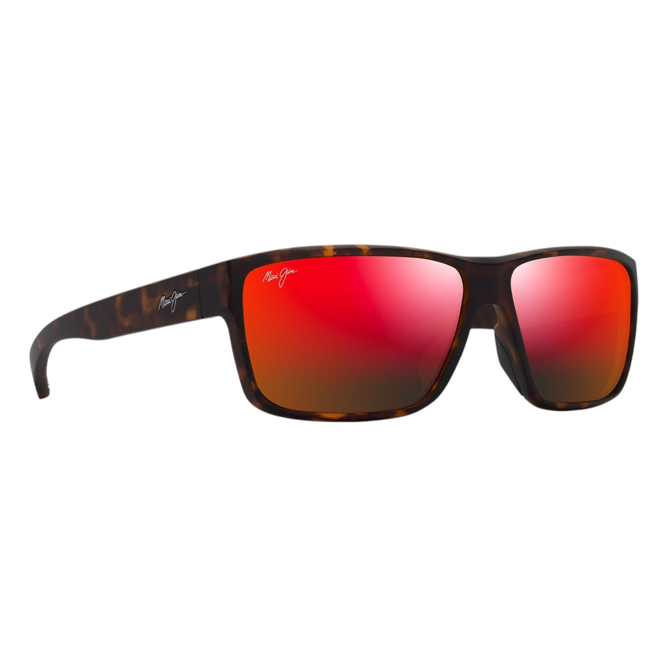 Maui-Jim-Uila-Sunglasses-Matte-Dark-Havana-with-Orange---Hawaii-Lava
