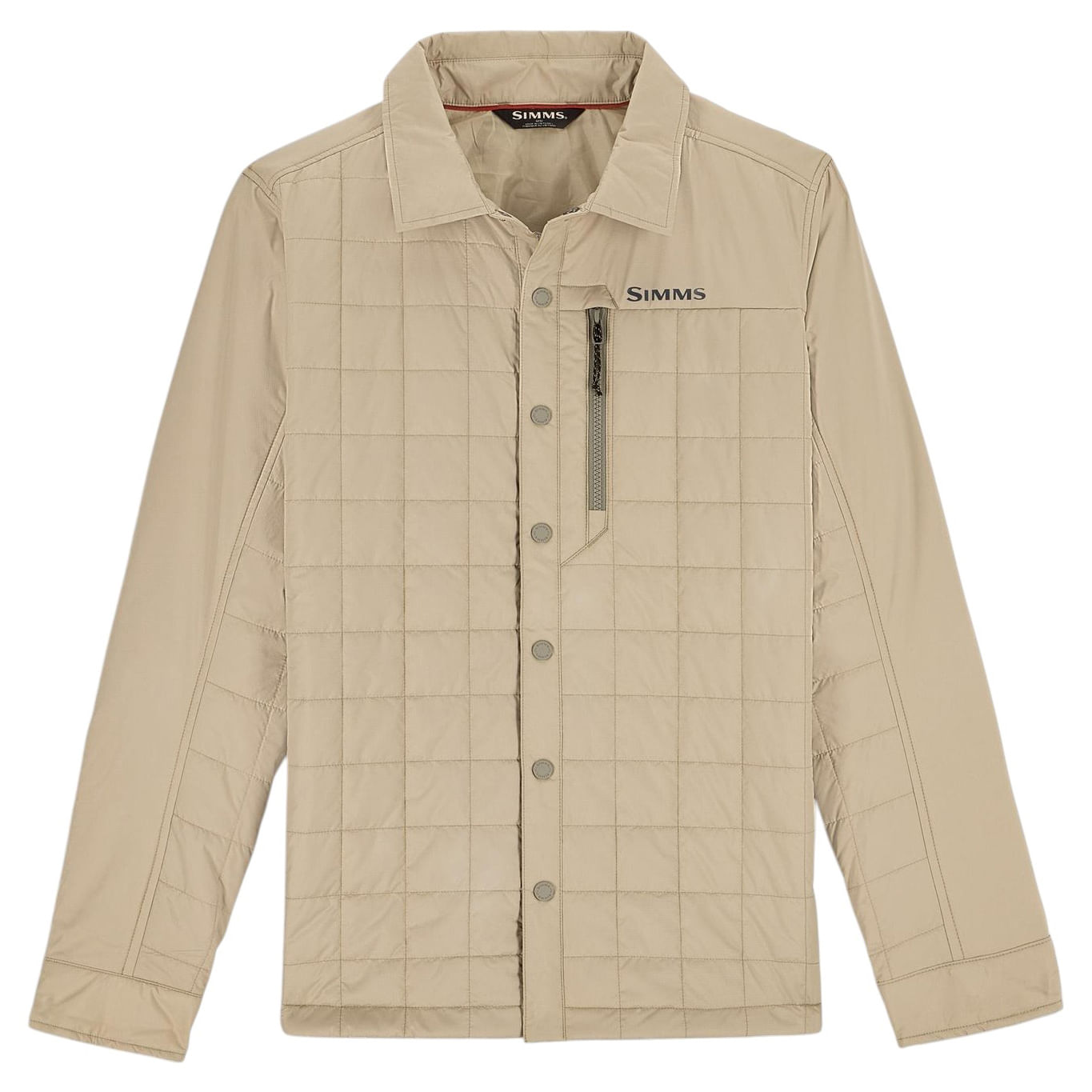 Simms-Fall-Run-Hybrid-Fishing-Shacket-Top---Men-s-Stone