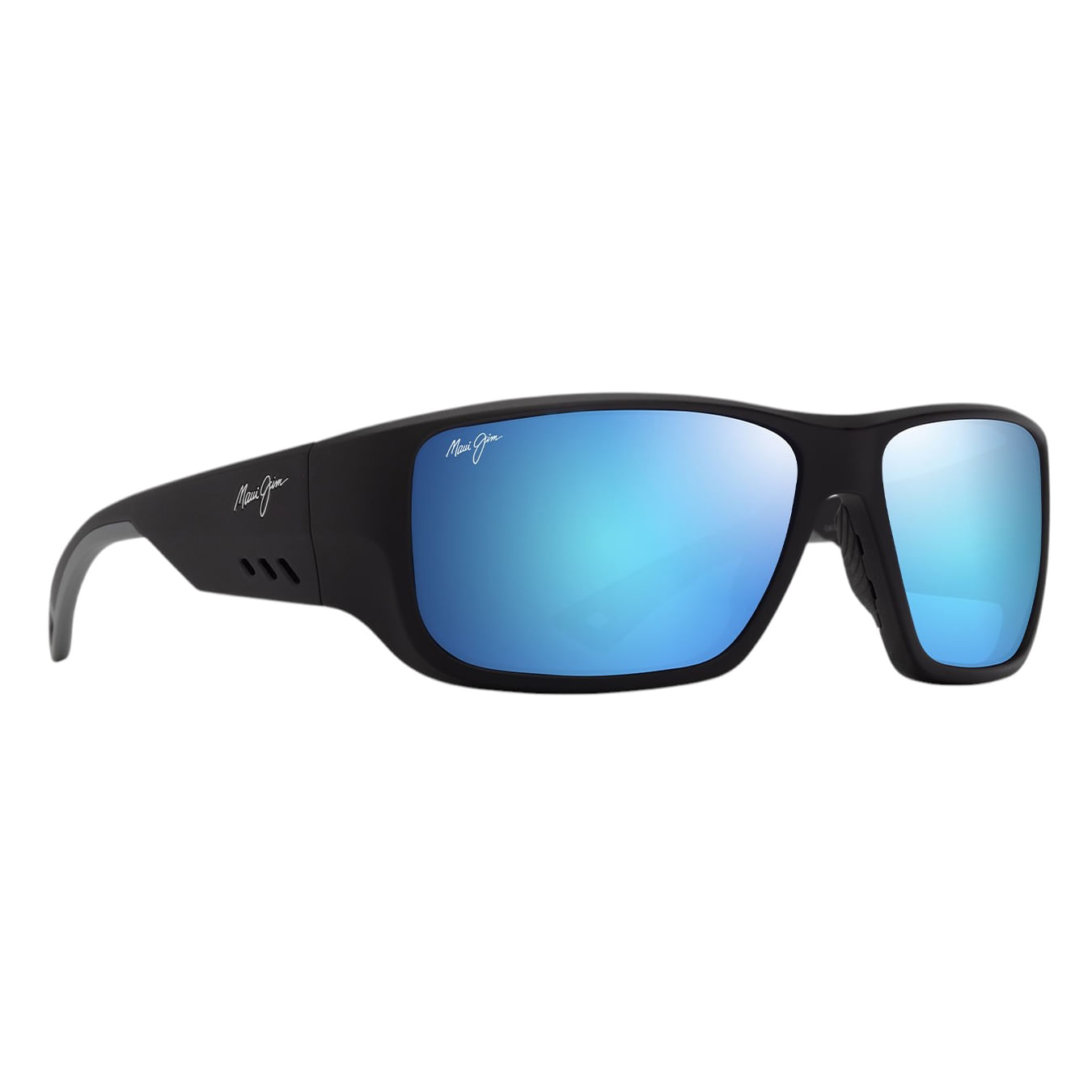 Maui-Jim-Keha-Sunglasses-Matte-Black---Blue-Hawaii