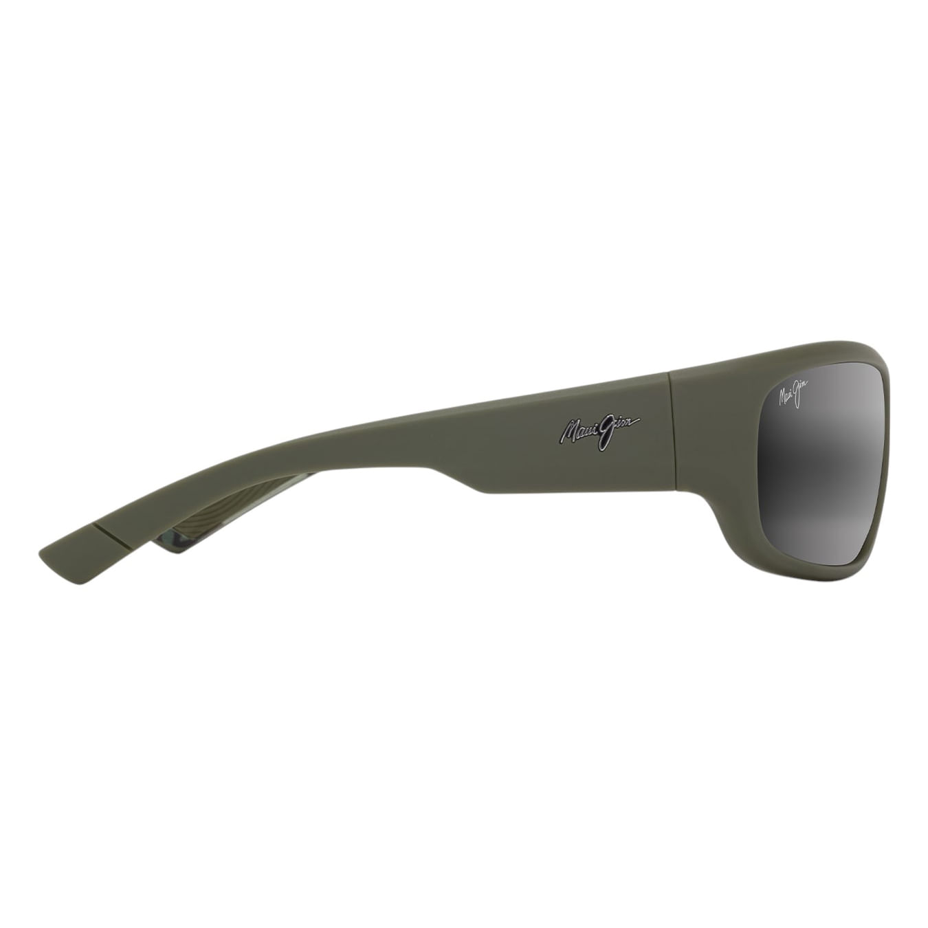Maui-Jim-Ma-ukele-Sunglasses-Matte-Solid-Military-Green-with-Brown---Neutral-Grey