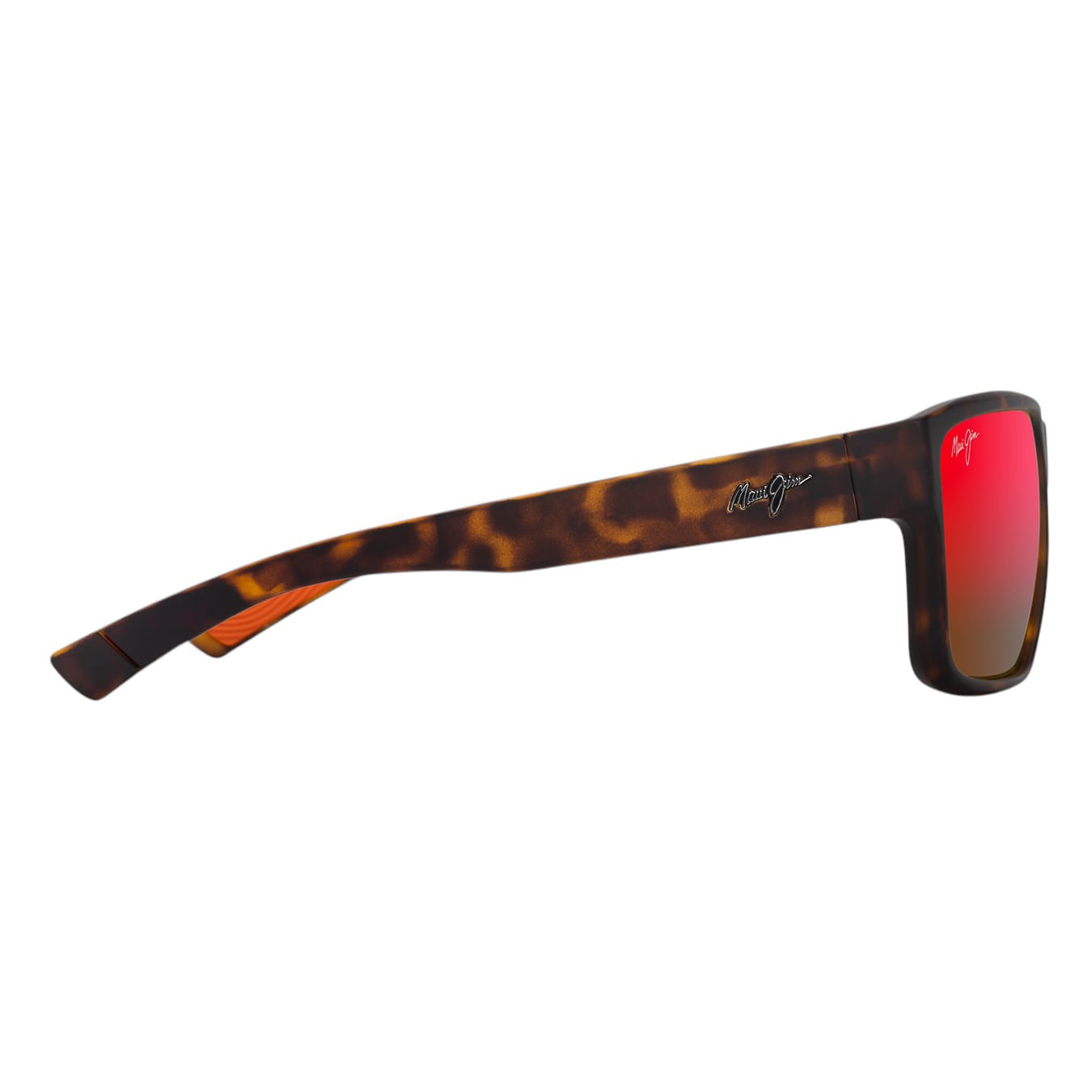 Maui-Jim-Uila-Sunglasses-Matte-Dark-Havana-with-Orange---Hawaii-Lava