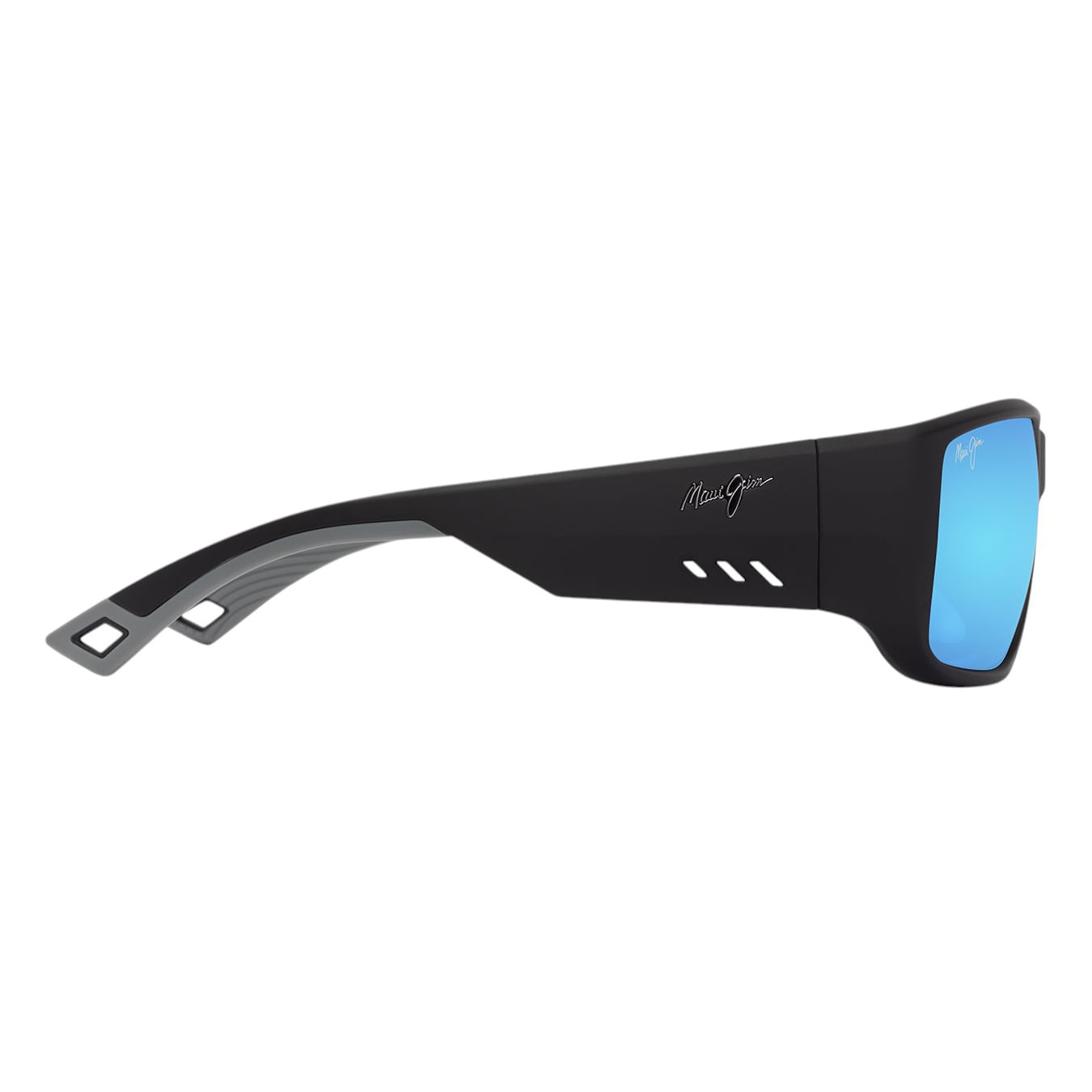 Maui-Jim-Keha-Asian-Fit-Sunglasses-Matte-Black---Blue-Hawaii