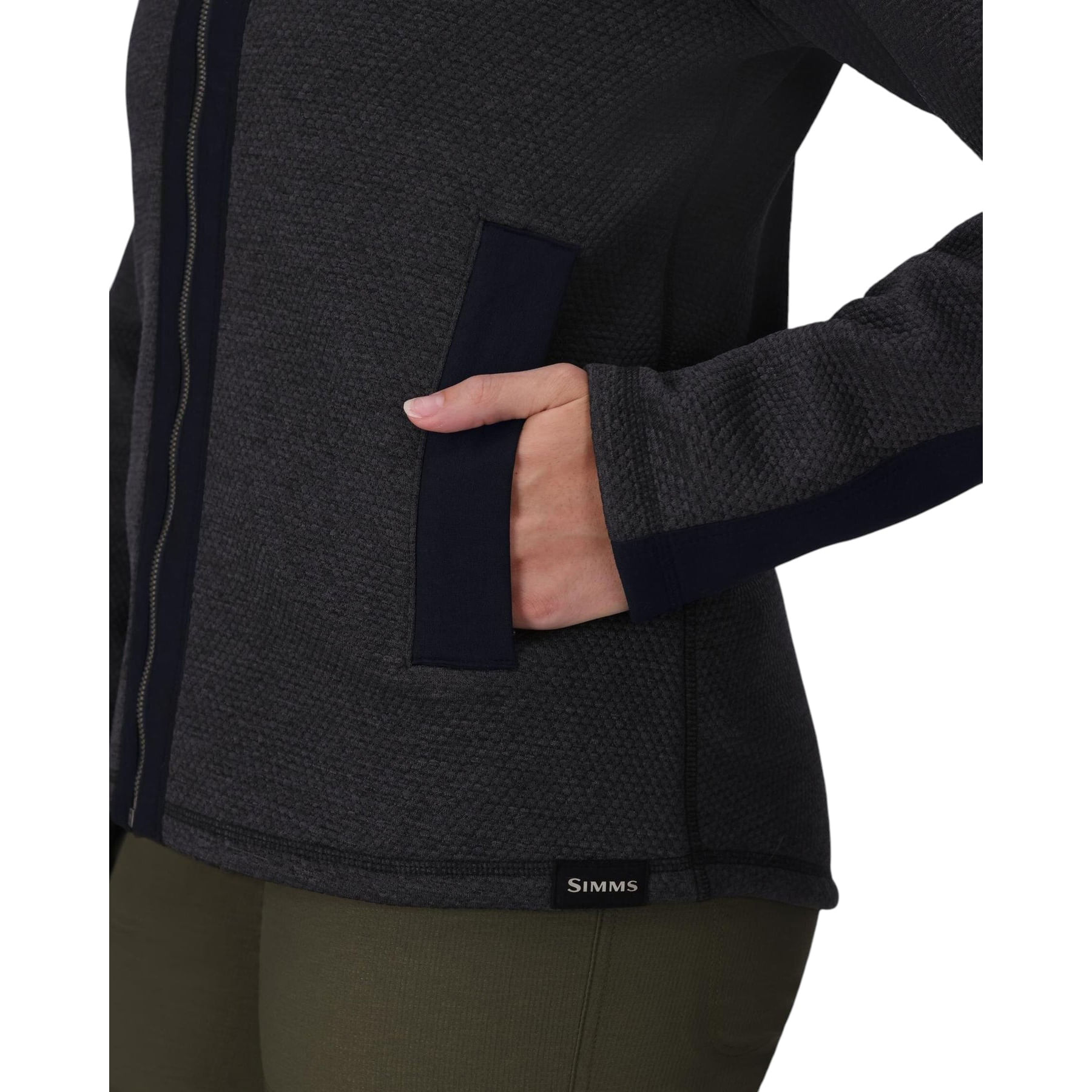 Simms-Harbor-Fleece-Fishing-Jacket---Women-s-Black-Heather