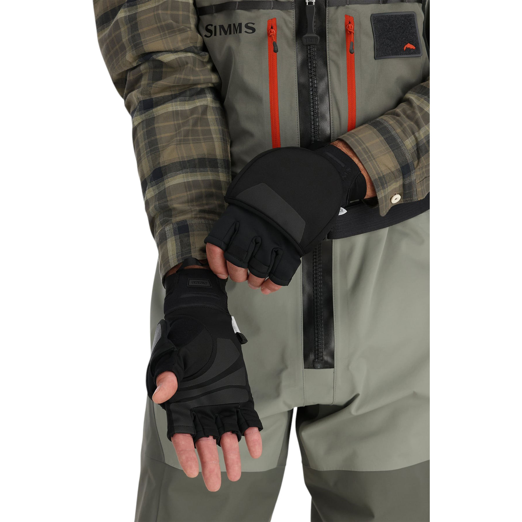 Simms-Windstopper-Foldover-Fishing-Mitten-Black