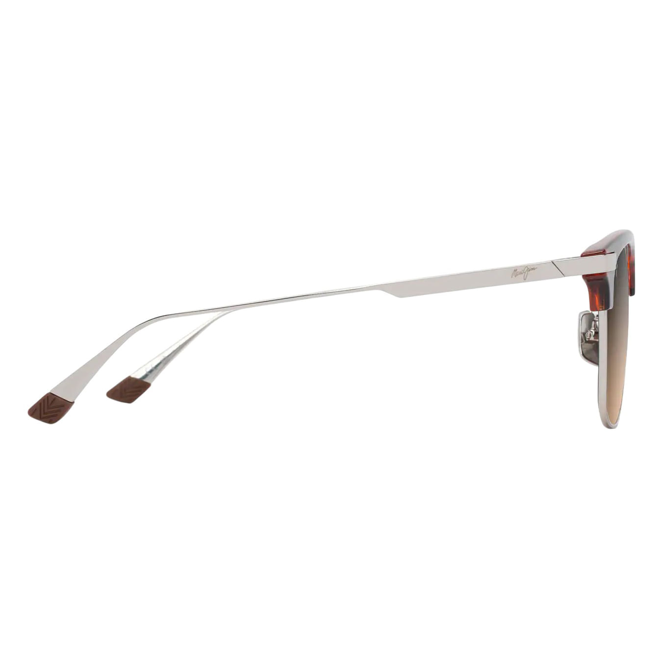 Maui-Jim-Kalaunu-AF-Sunglasses-Shiny-Red-Havana-with-Silver---HCL-Bronze