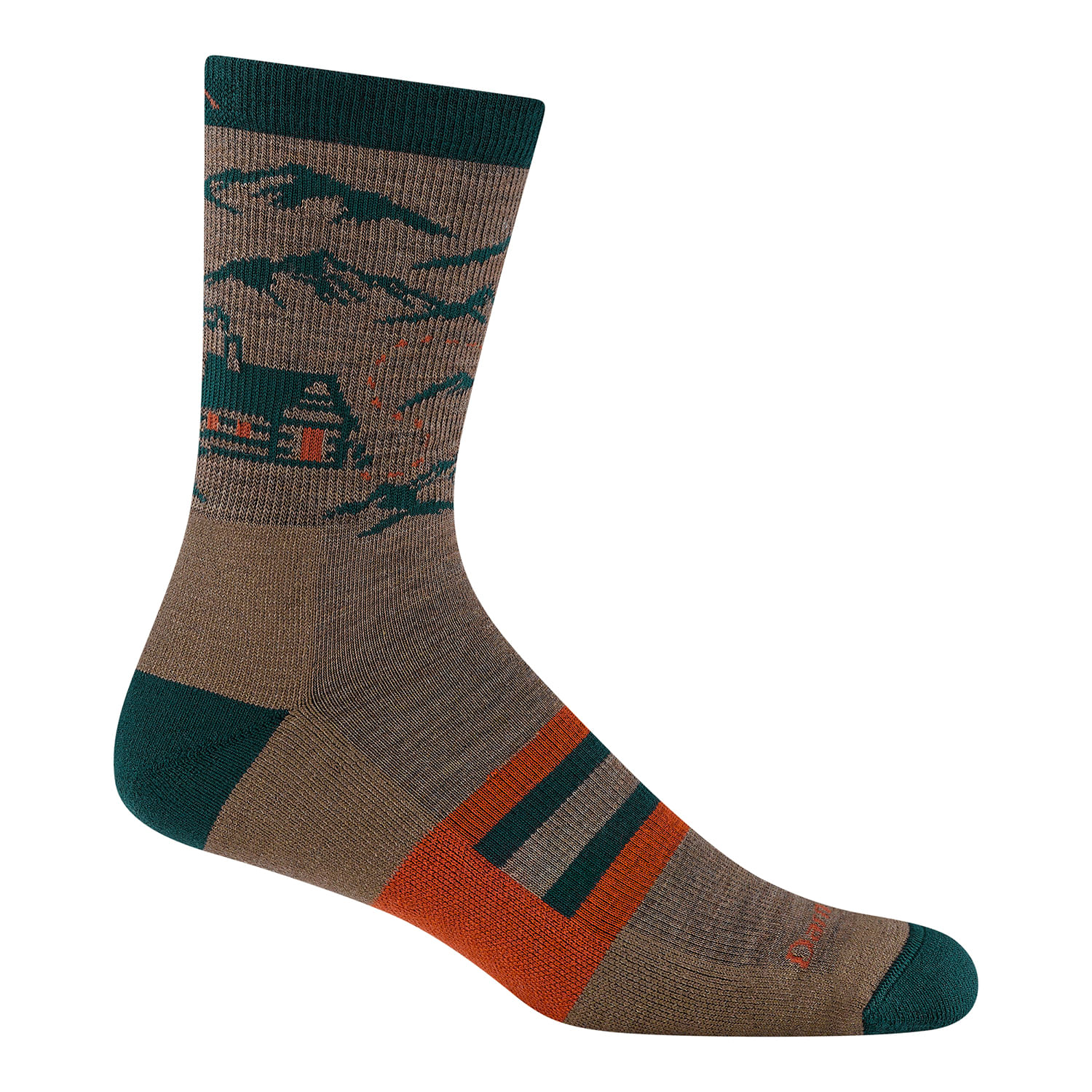 Darn-Tough-Hike-Hike-Hut-Micro-Midweight-With-Cushion-Crew-Sock-Bark