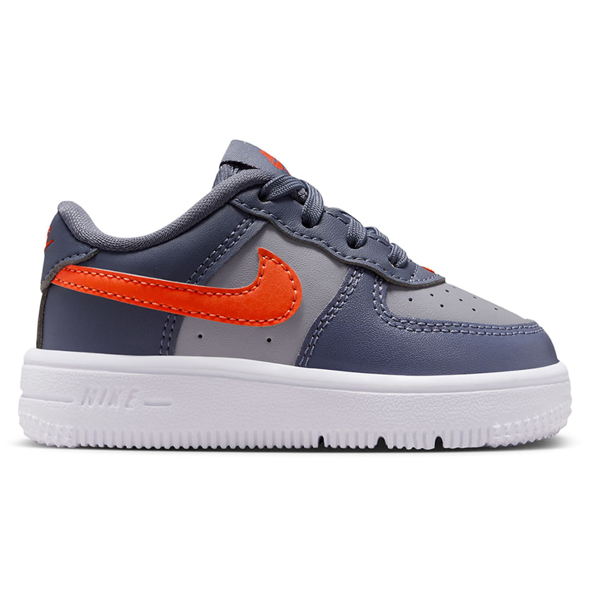 Nike-Force-1-Low-Lace-Shoe---Toddler-Cement-Grey---Team-Orange---Light-Carbon