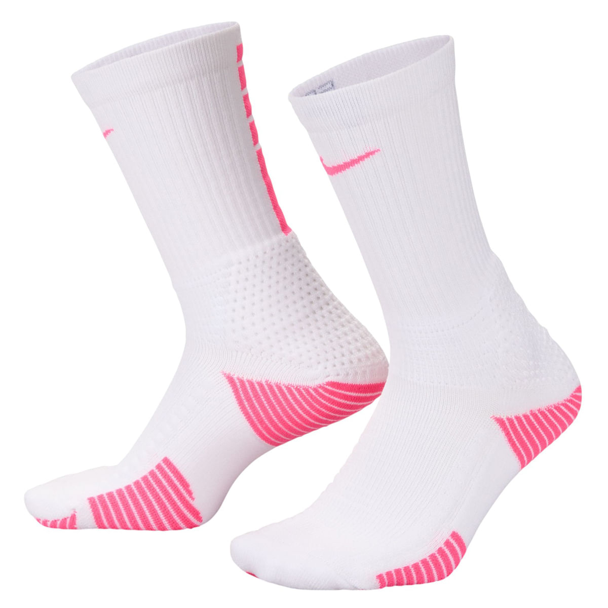 Nike-Elite-2.0-Cushioned-Crew-Sock-White---Wolf-Grey---Hyper-Pink