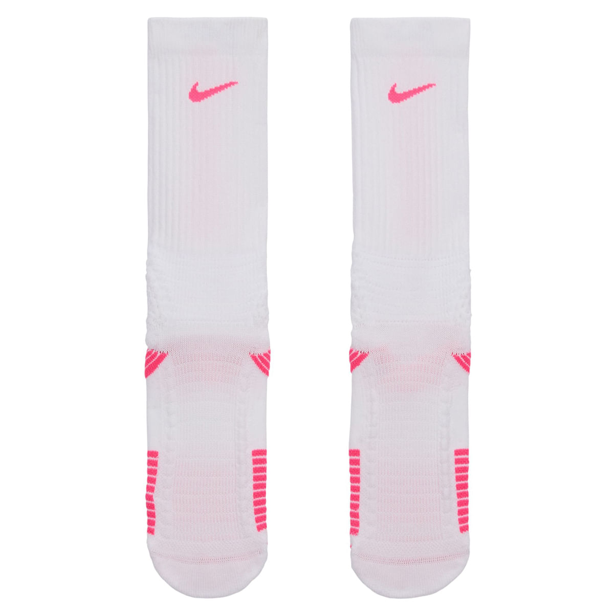 Nike-Elite-2.0-Cushioned-Crew-Sock-White---Wolf-Grey---Hyper-Pink