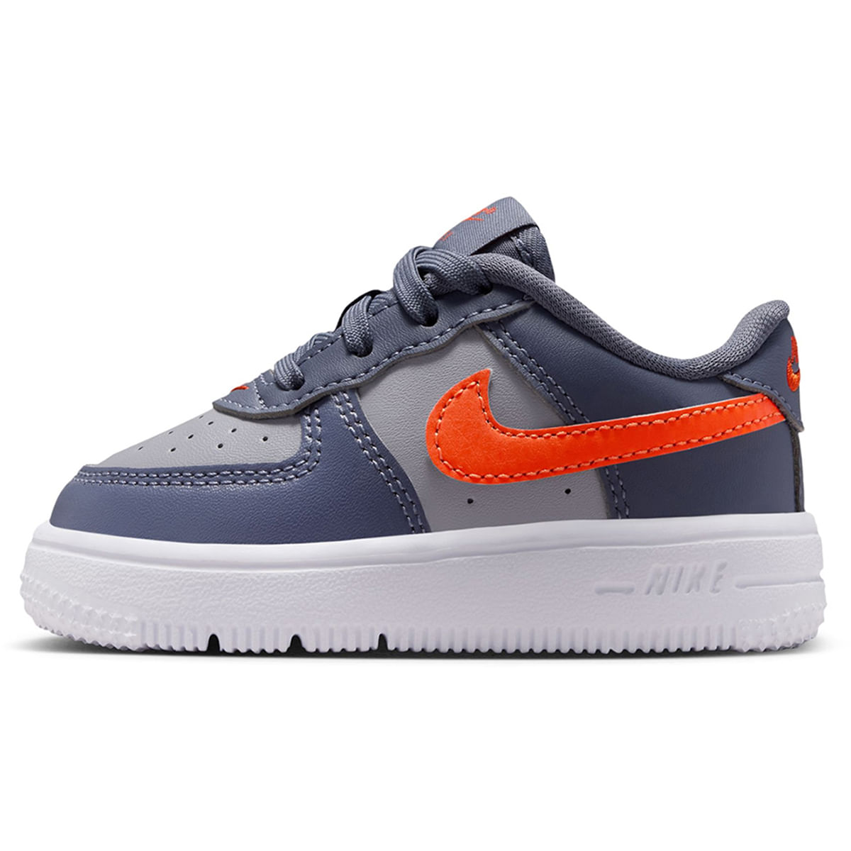 Nike-Force-1-Low-Lace-Shoe---Toddler-Cement-Grey---Team-Orange---Light-Carbon