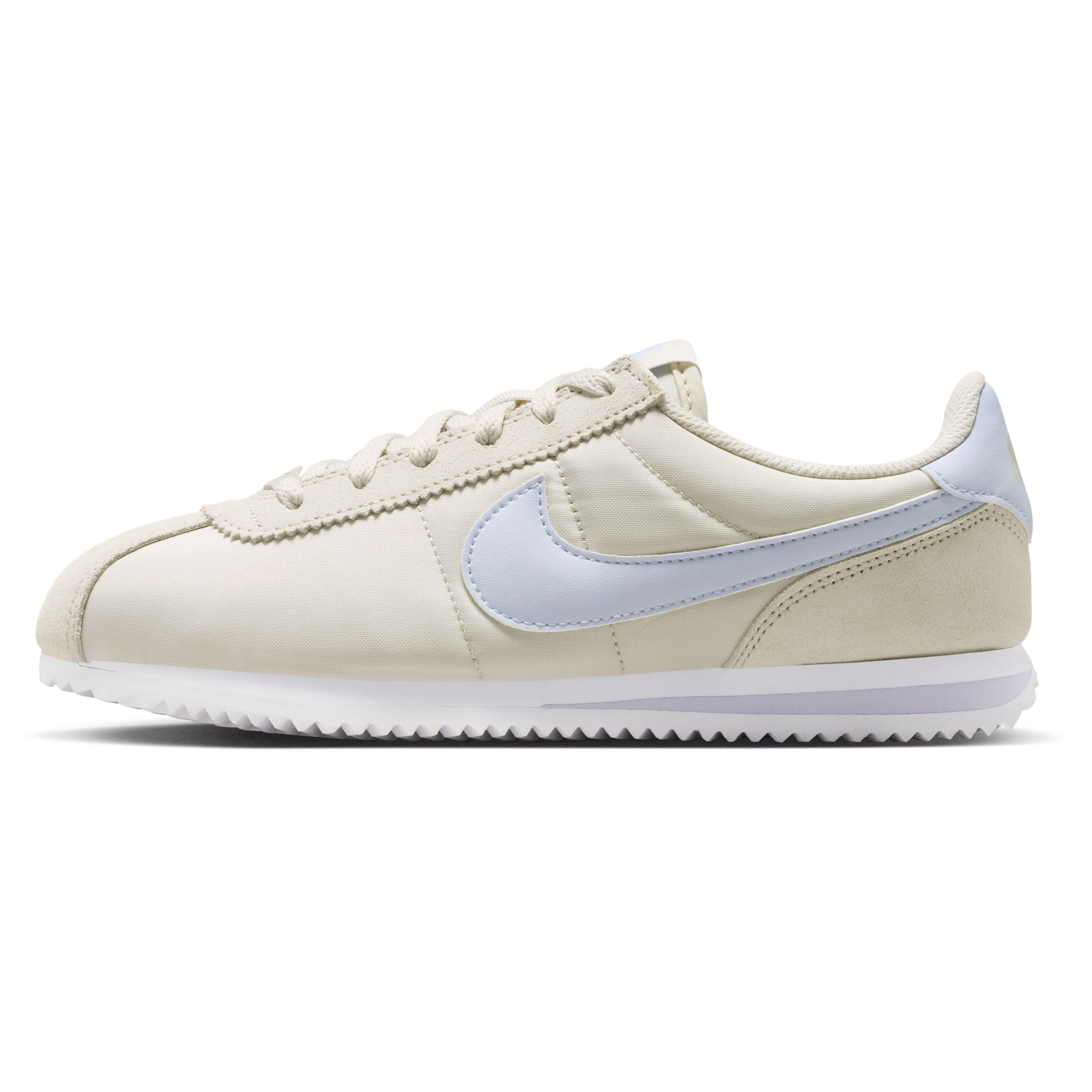 Nike-Cortez-Textile--GS--Shoe---Kids--Light-Bone---Ghost-White-White