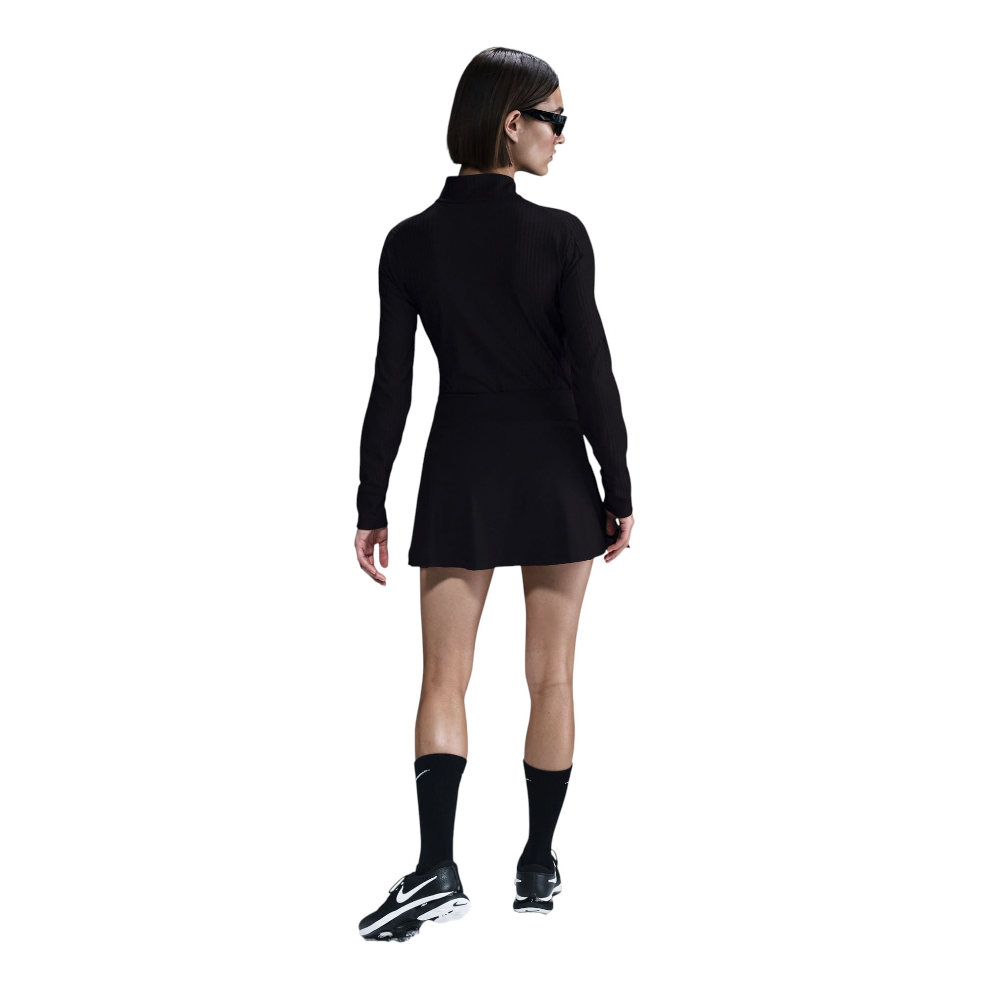 Nike-Tour-Dri-FIT-ADV-Half-Zip-Golf-Hoodie---Women-s-Black---White