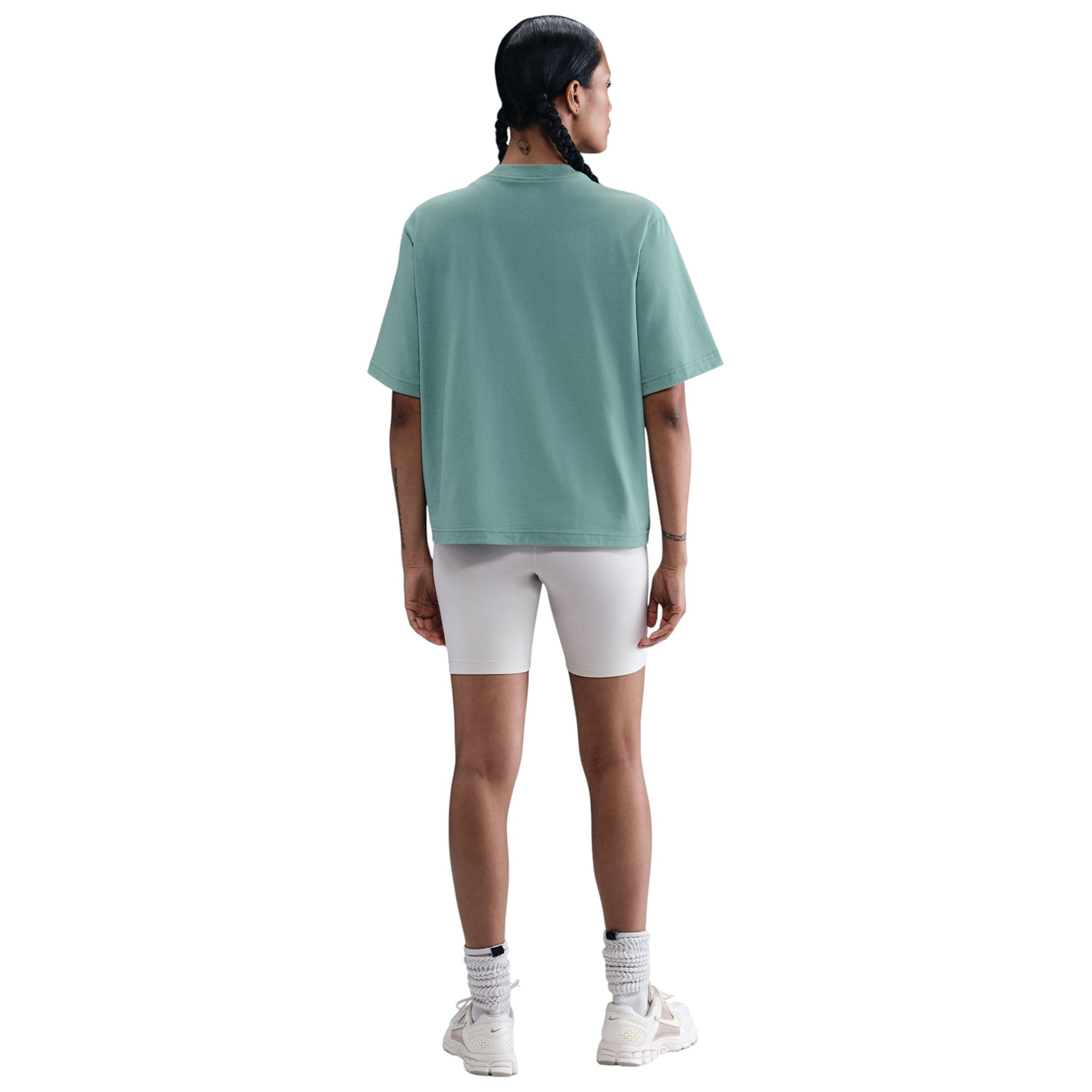 Nike-NSW-Essential-Short-Sleeve-Elevate-Boxy-Tee---Women-s-Cannon---Mint-Foam
