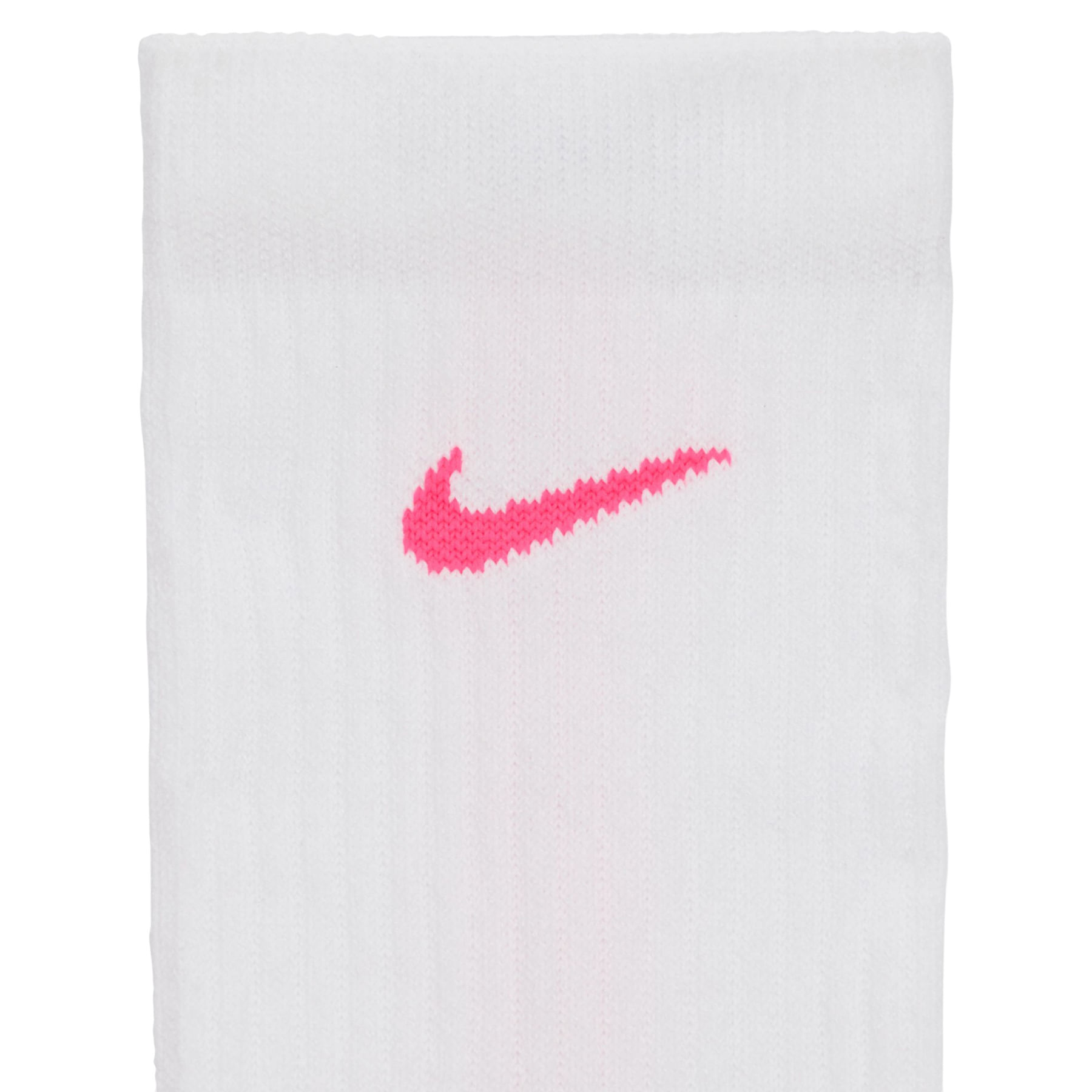 Nike-Elite-2.0-Cushioned-Crew-Sock-White---Wolf-Grey---Hyper-Pink