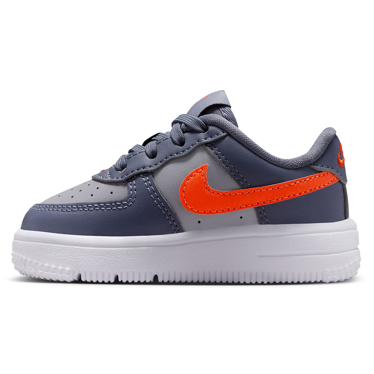 Nike-Force-1-Low-Lace-Shoe---Toddler-Cement-Grey---Team-Orange---Light-Carbon