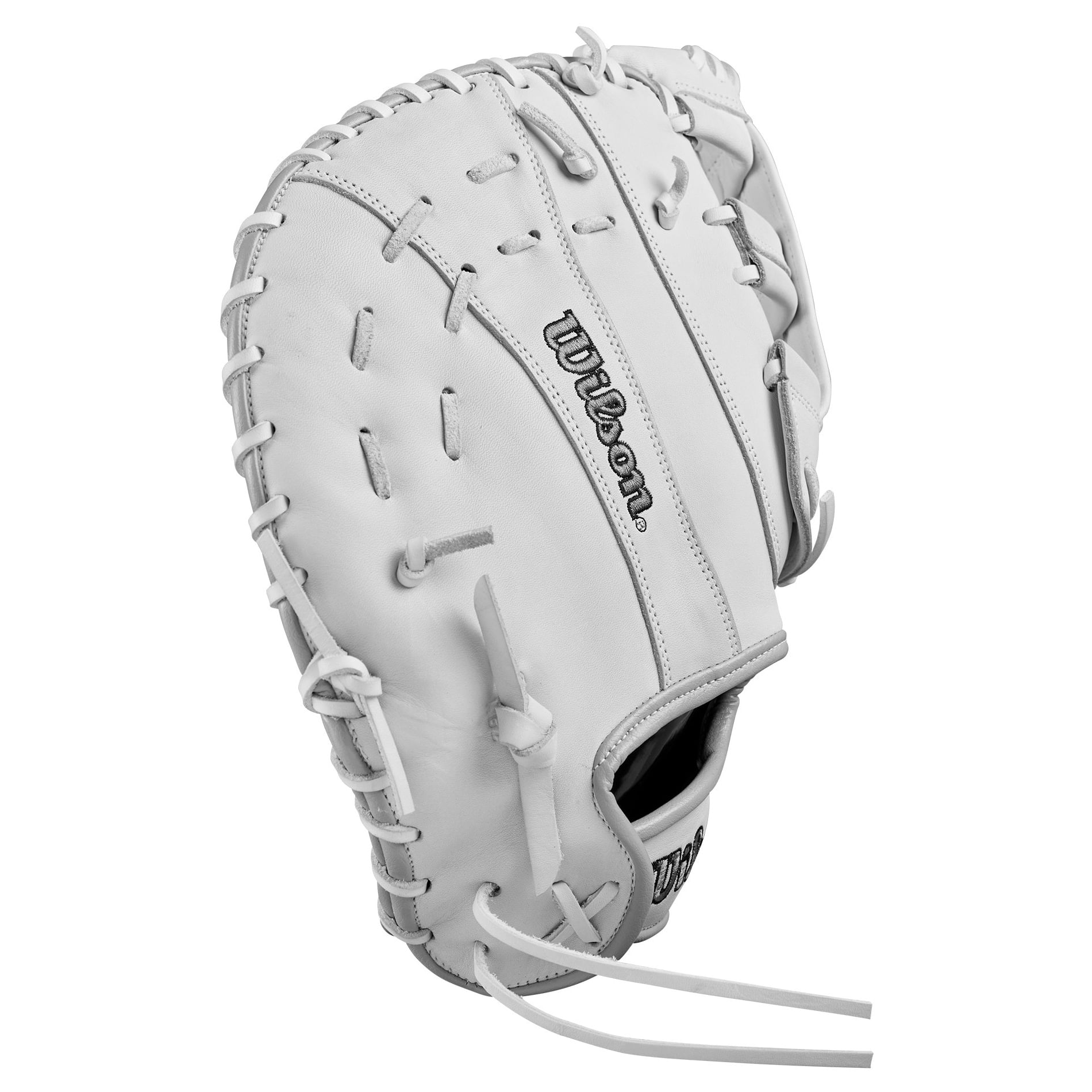 Wilson-A1000-CM33-Fastpitch-Softball-Catcher-Mitt-White---Black---Red