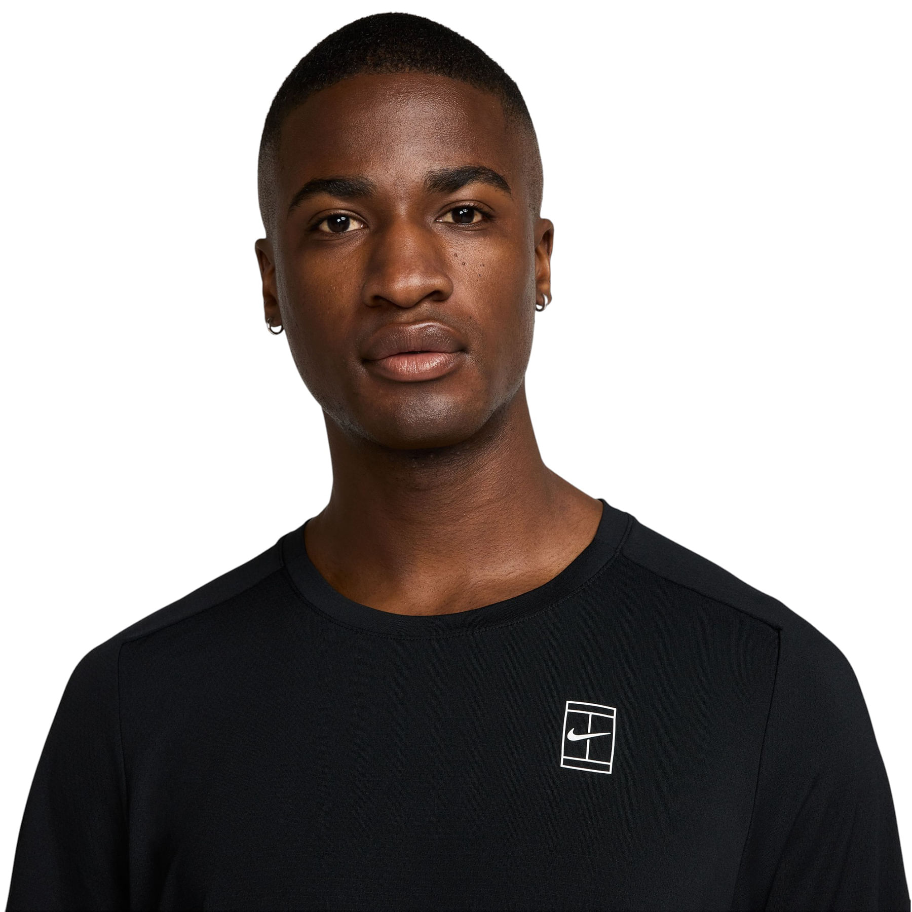 Nike-Court-Dri-FIT-Advantage-T-Shirt---Men-s-Black---White