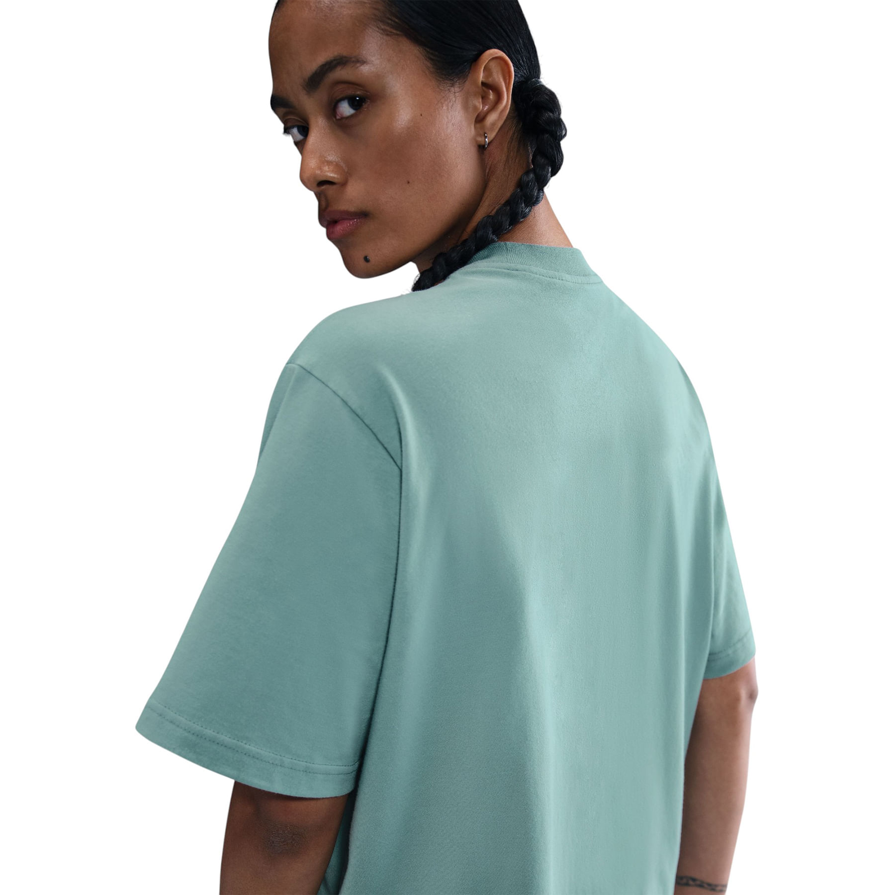 Nike-NSW-Essential-Short-Sleeve-Elevate-Boxy-Tee---Women-s-Cannon---Mint-Foam