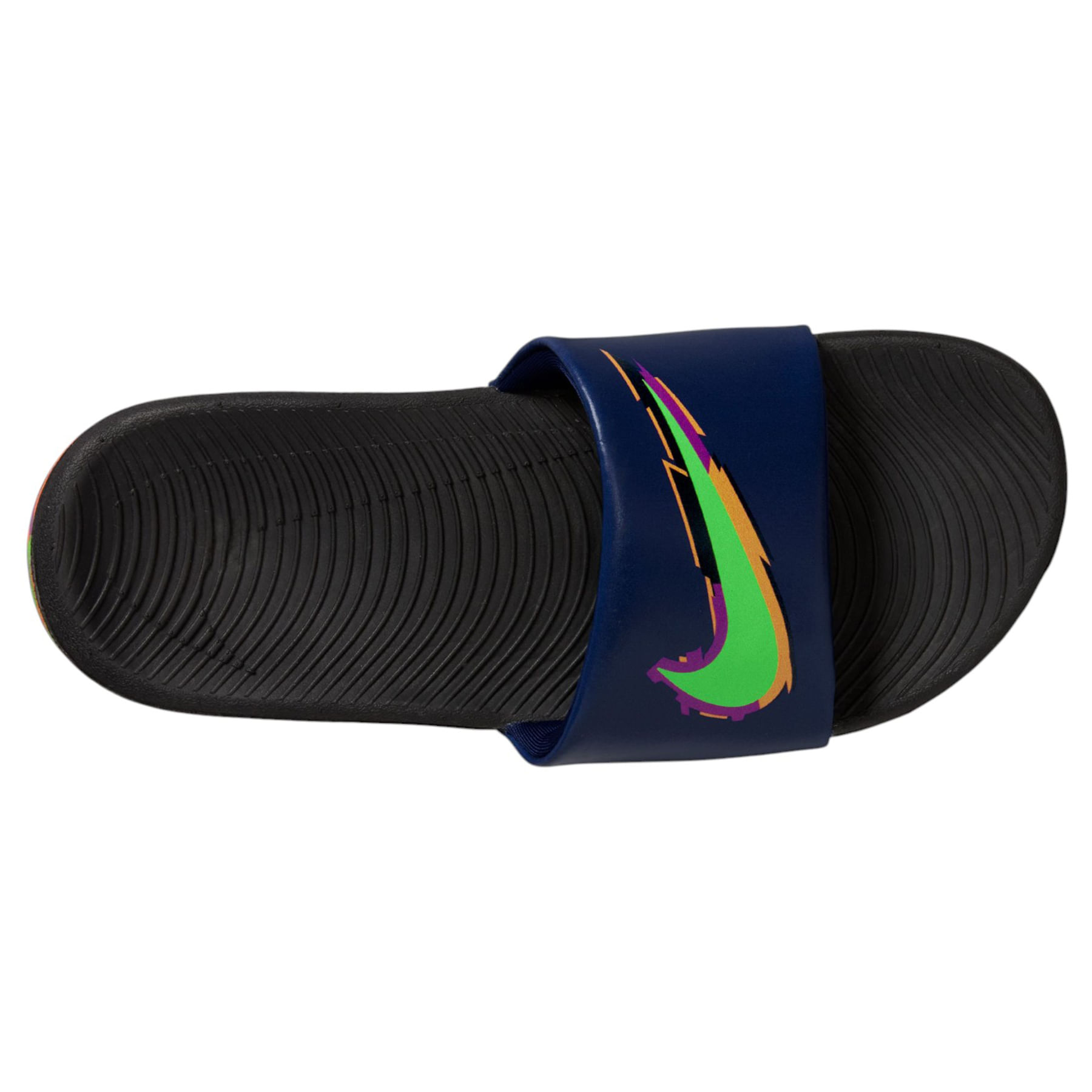 Nike-Kawa-SE-Athletic-Slide---Kids--Black---Green-Strike---Blue-Void---Marakesh