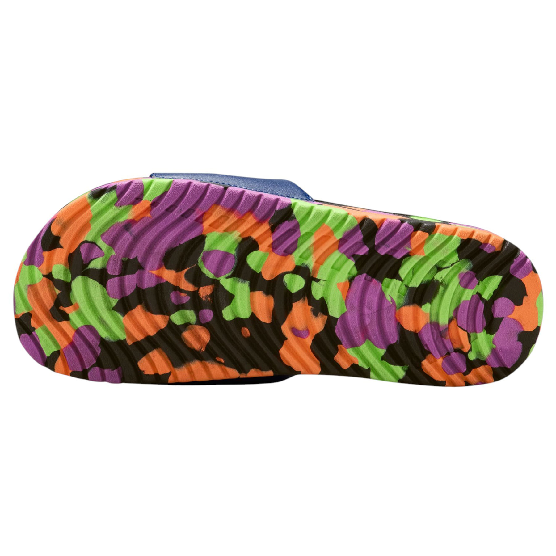 Nike-Kawa-SE-Athletic-Slide---Kids--Black---Green-Strike---Blue-Void---Marakesh