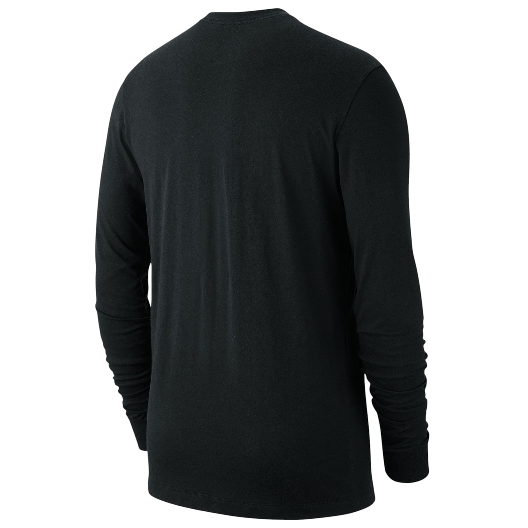 Nike-Sportswear-Club-Long-Sleeve-T-Shirt---Men-s-Black---White