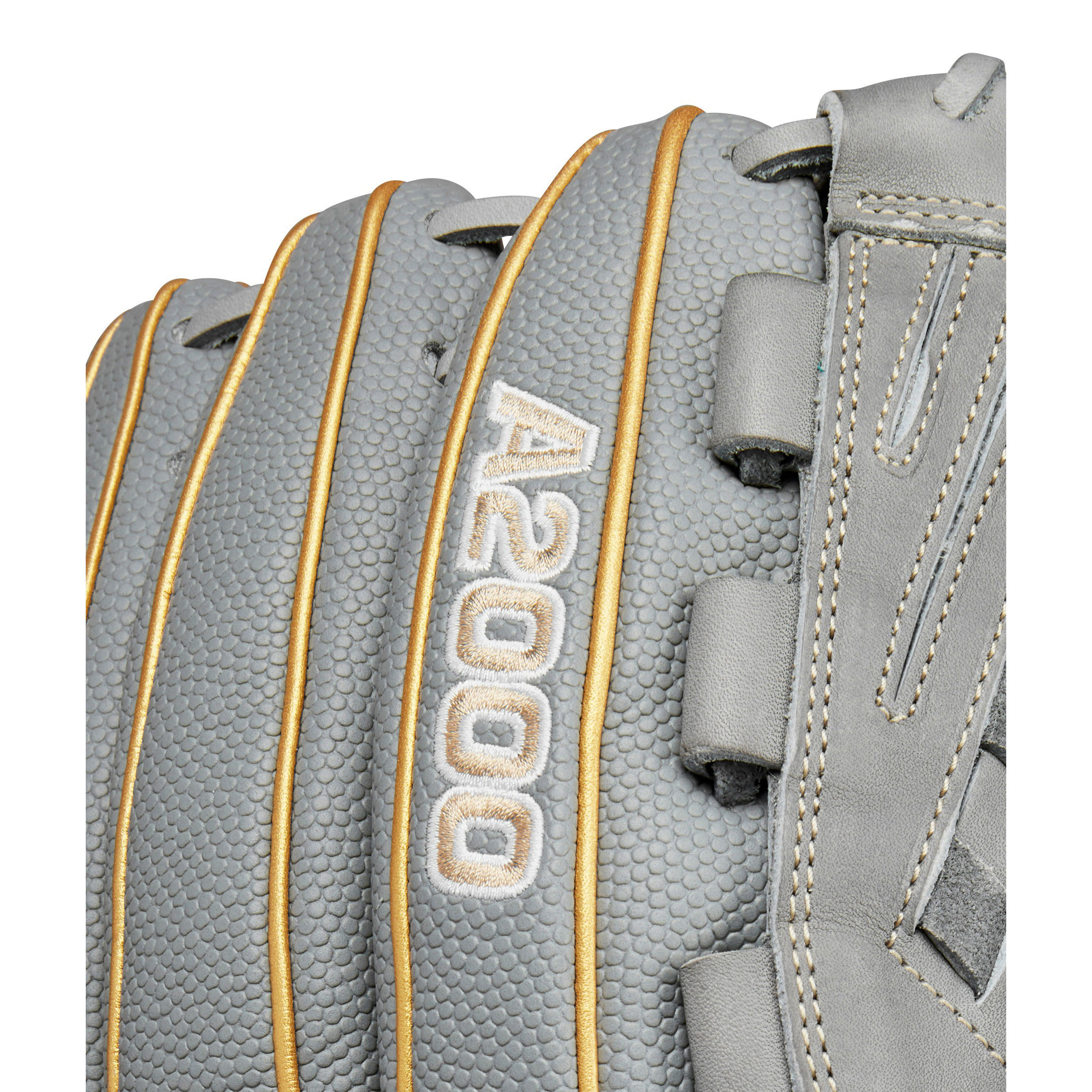 Wilson-A2000-Classic-V125-Fastpitch-Softball-Glove-Grey---Grey---White---Metallic-Gold