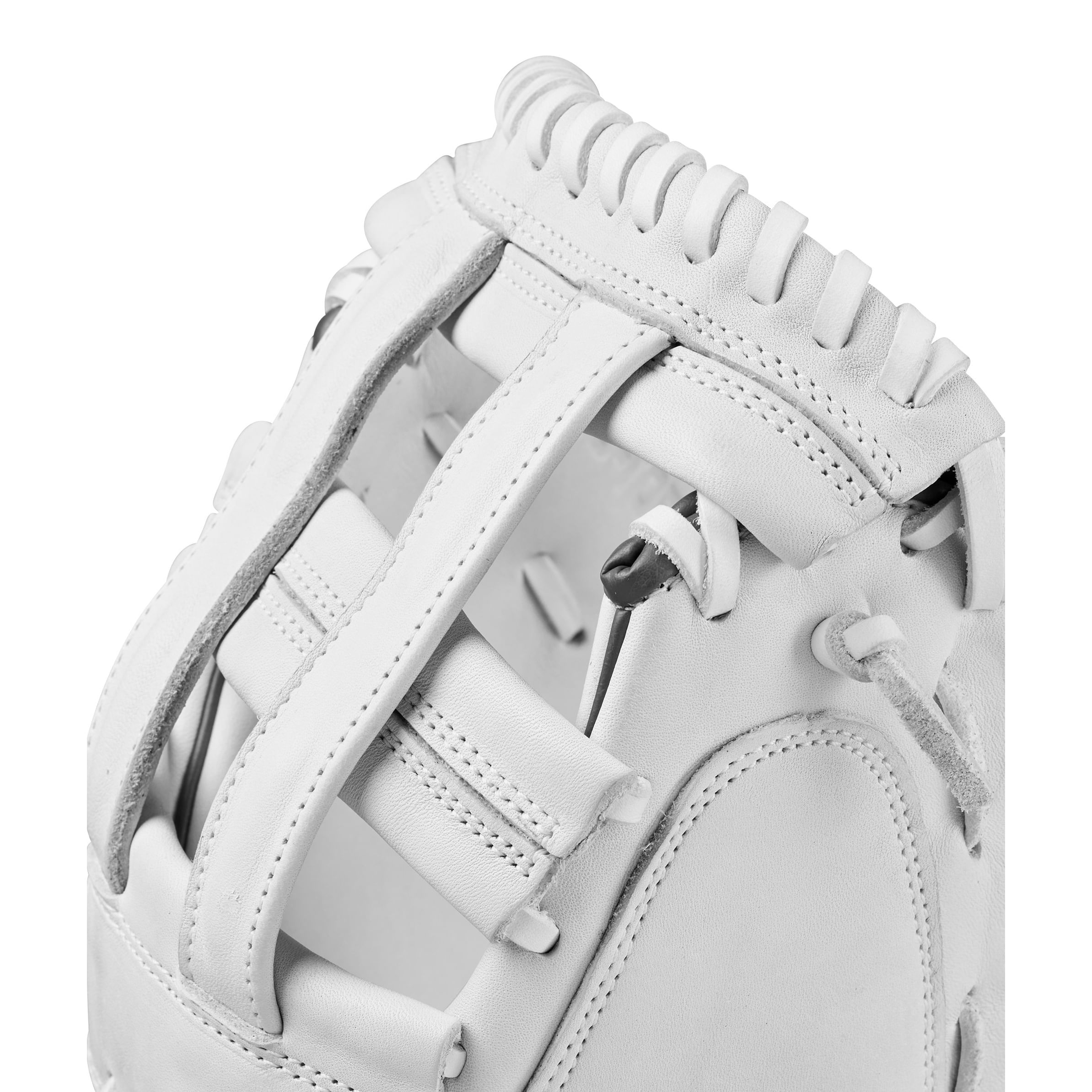Wilson-A1000-CM33-Fastpitch-Softball-Catcher-Mitt-White---Black---Red