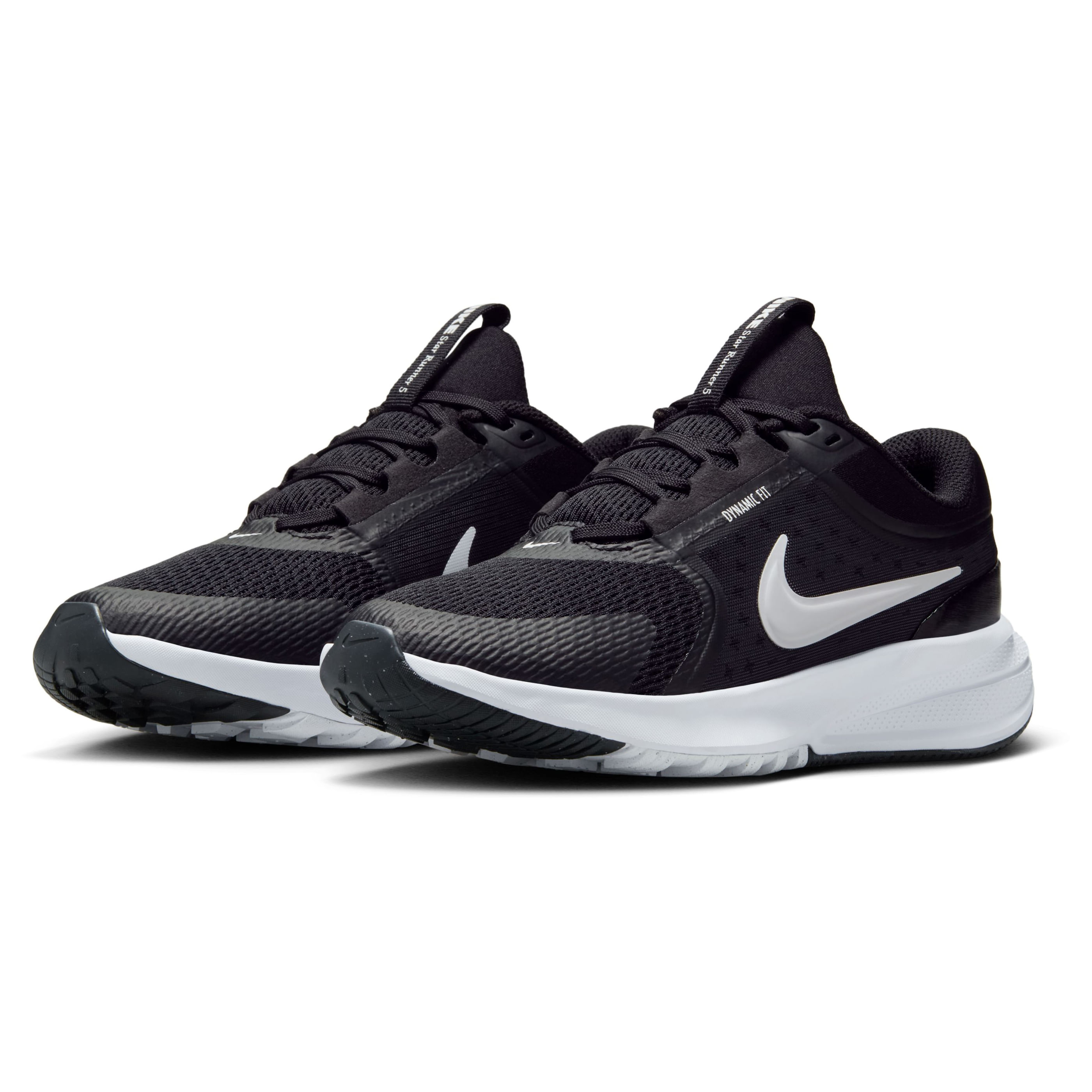 Nike-Star-Runner-5-Running-Shoe---Kids--Black---White---White