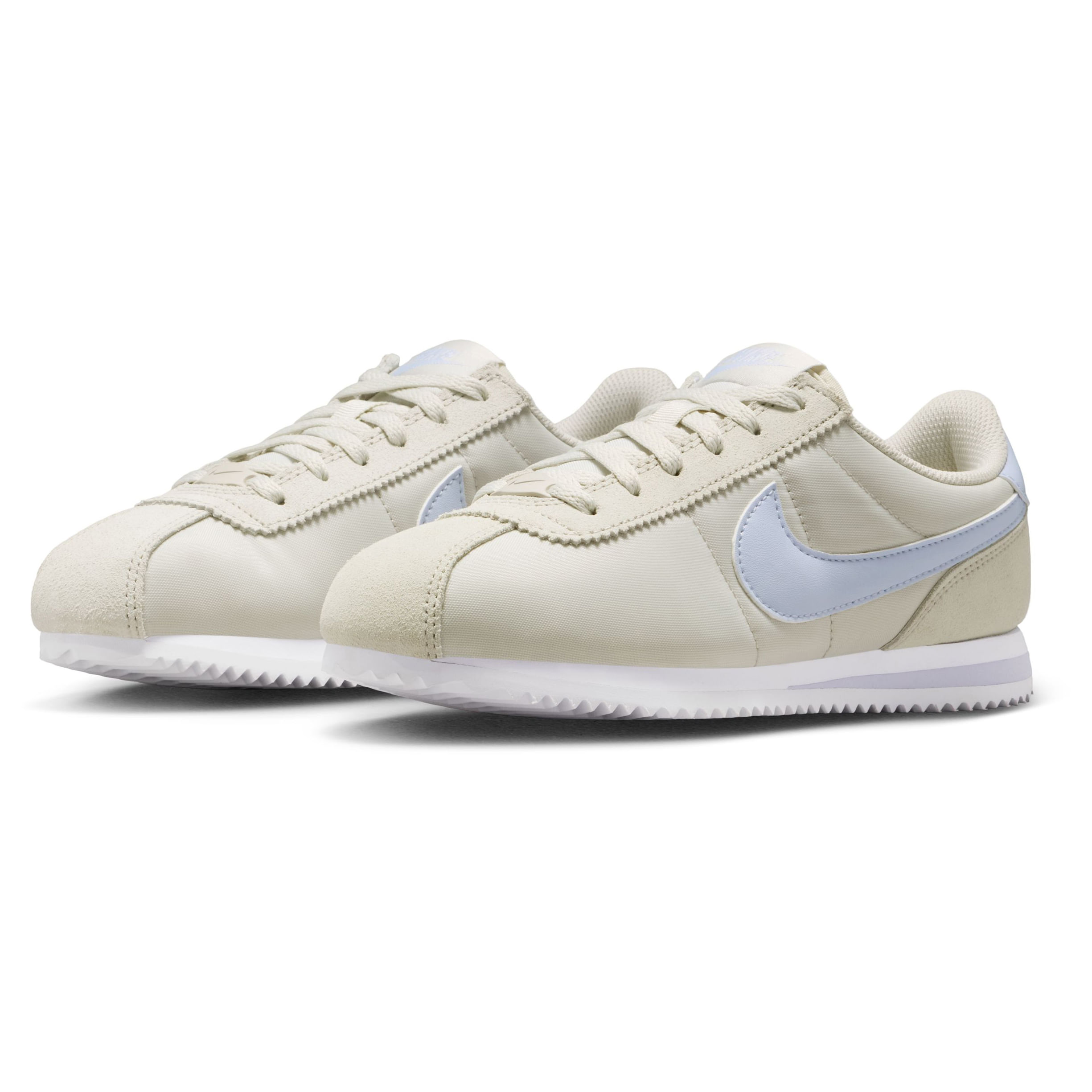 Nike-Cortez-Textile--GS--Shoe---Kids--Light-Bone---Ghost-White-White