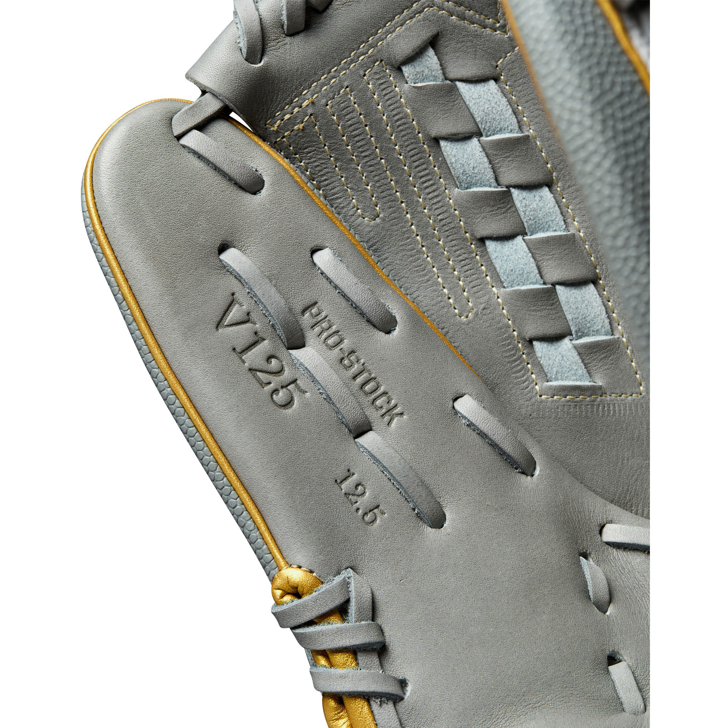 Wilson-A2000-Classic-V125-Fastpitch-Softball-Glove-Grey---Grey---White---Metallic-Gold