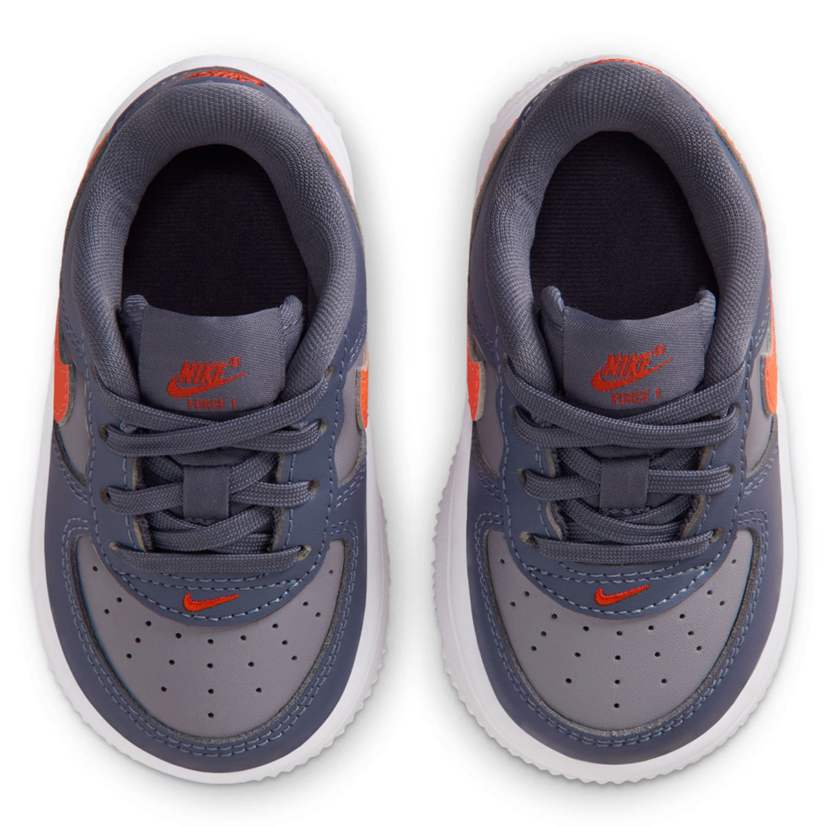 Nike-Force-1-Low-Lace-Shoe---Toddler-Cement-Grey---Team-Orange---Light-Carbon