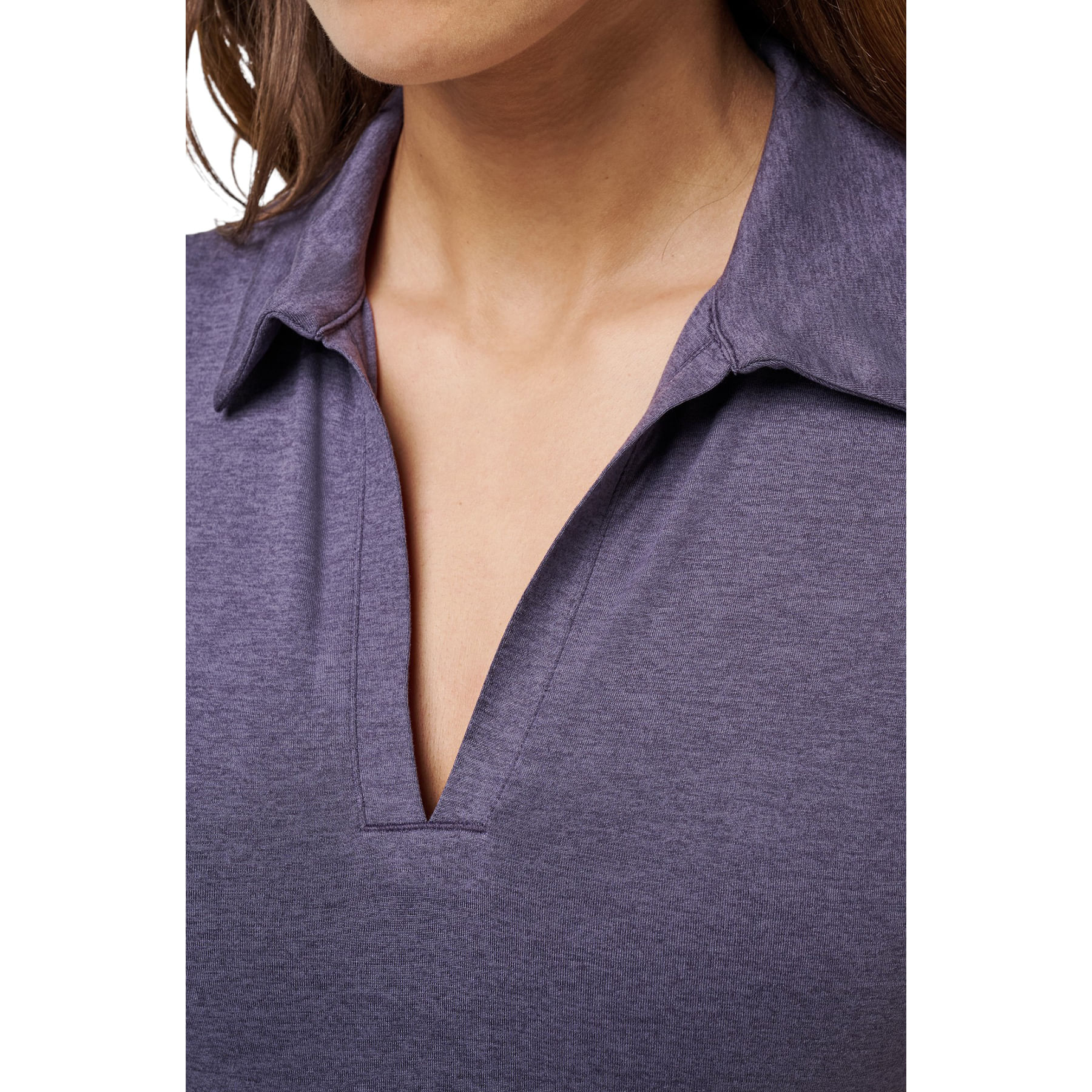 TravisMathew-Skyloft-Light-Short-Sleeve-Polo---Women-s-Heather-Graystone