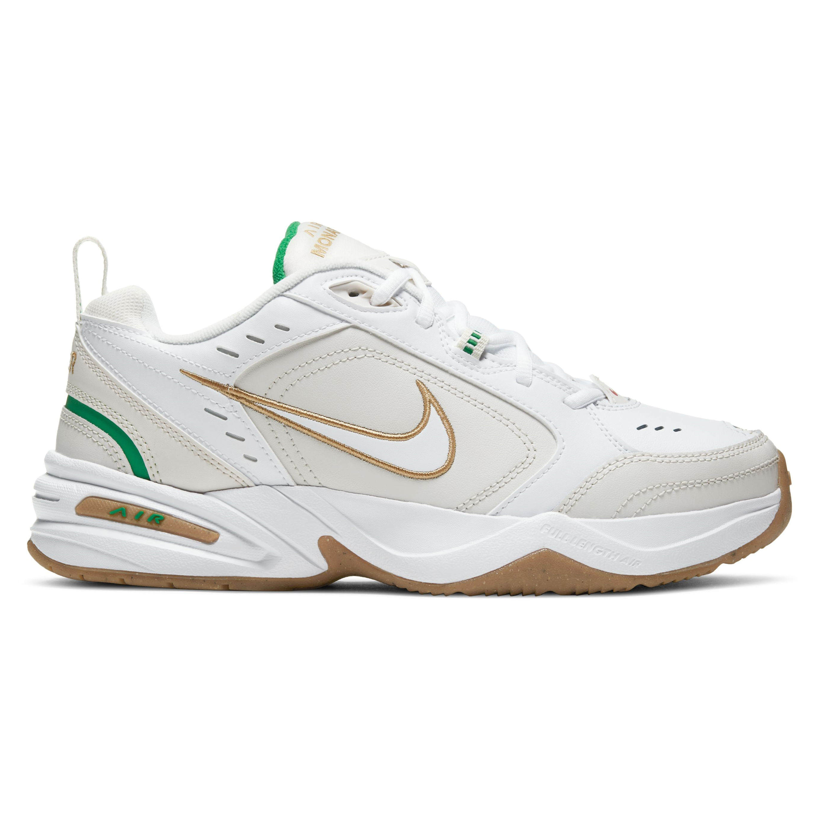 Nike-Air-Monarch-IV-Training-Shoe---Men-s-White---Metallic-Gold-Phantom-Lucky-Green