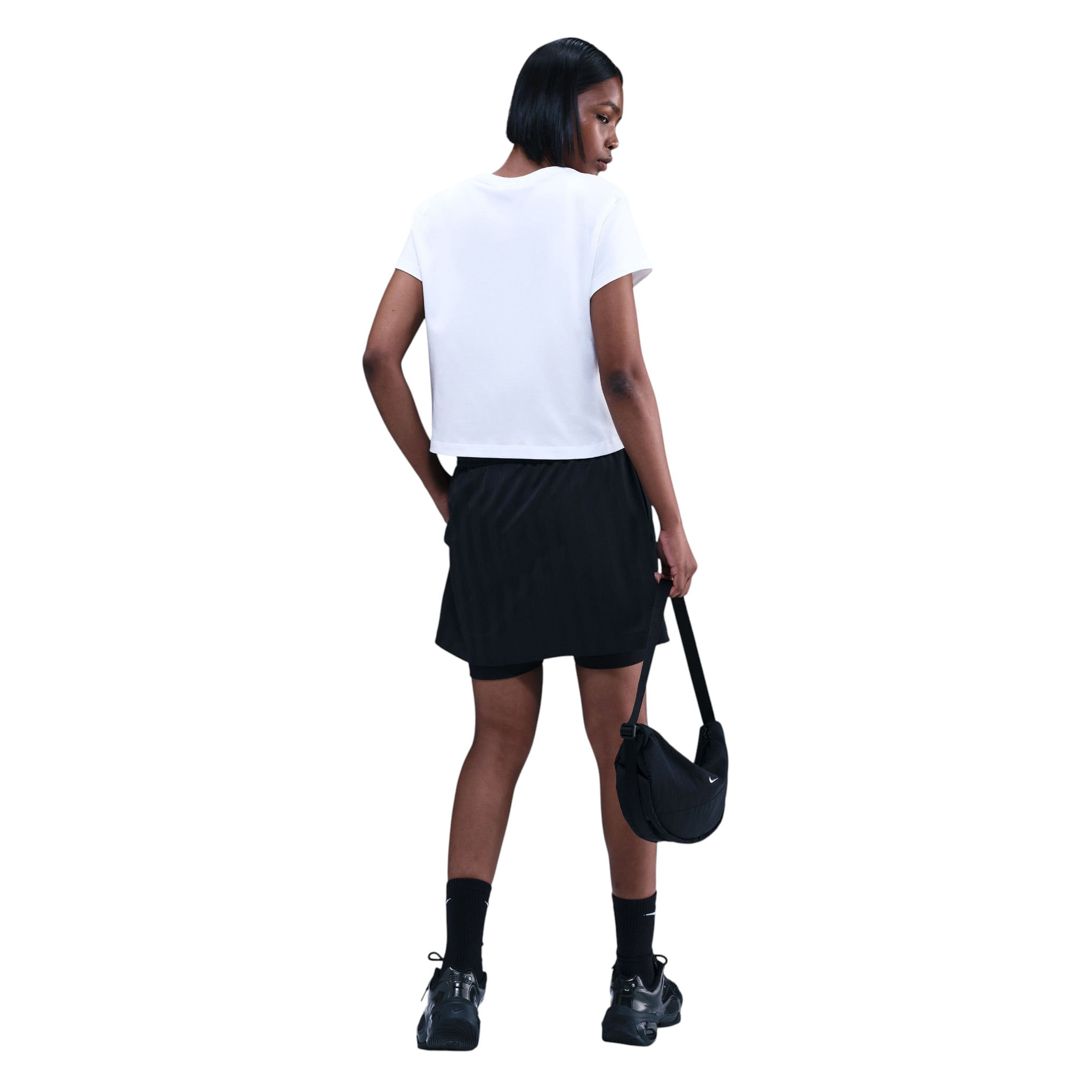 Nike-Sportswear-Club-Graphic-T-Shirt---Women-s-White---Black