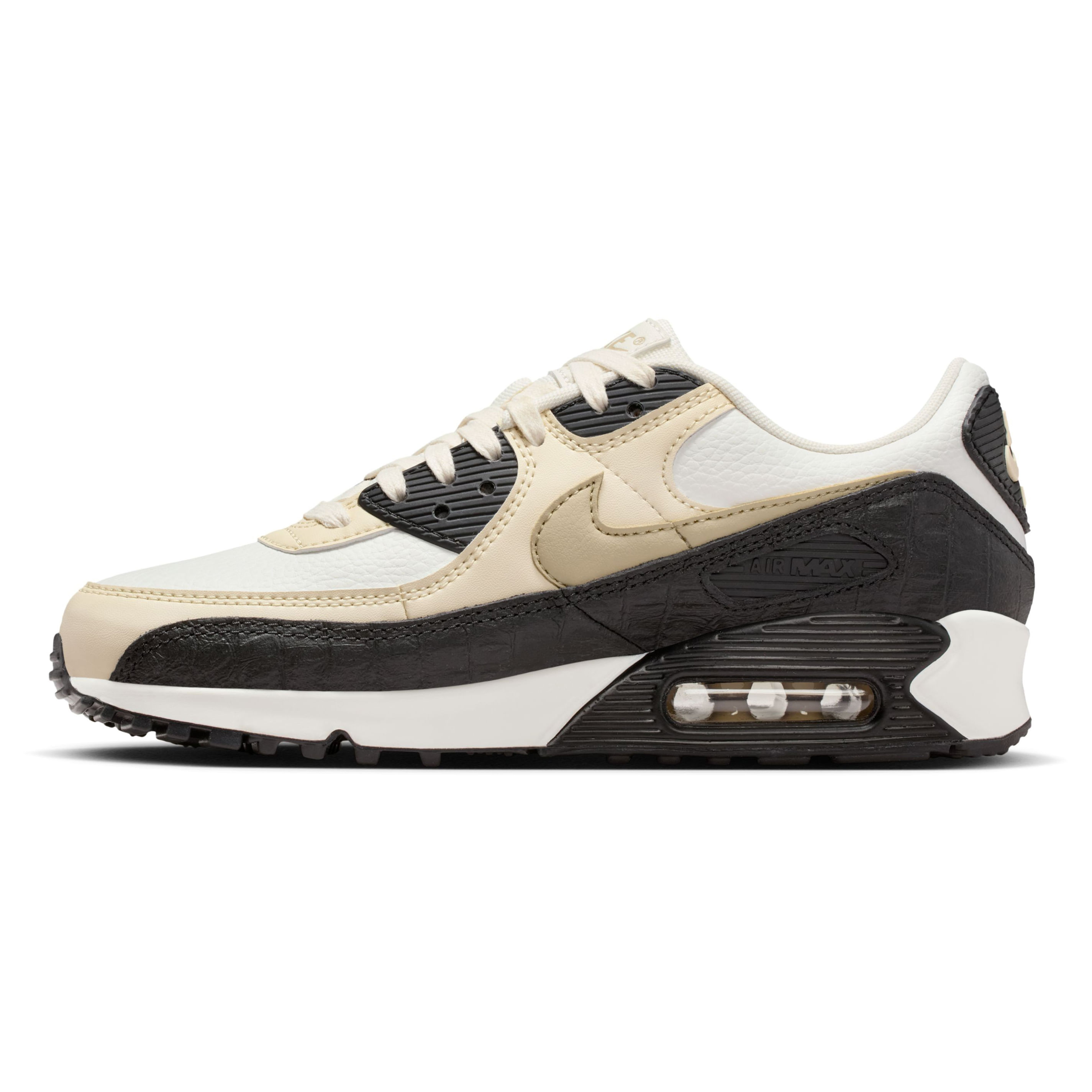 Nike-Air-Max-90-Shoe---Women-s-Sail---Fossil-Black-Desert-Khaki