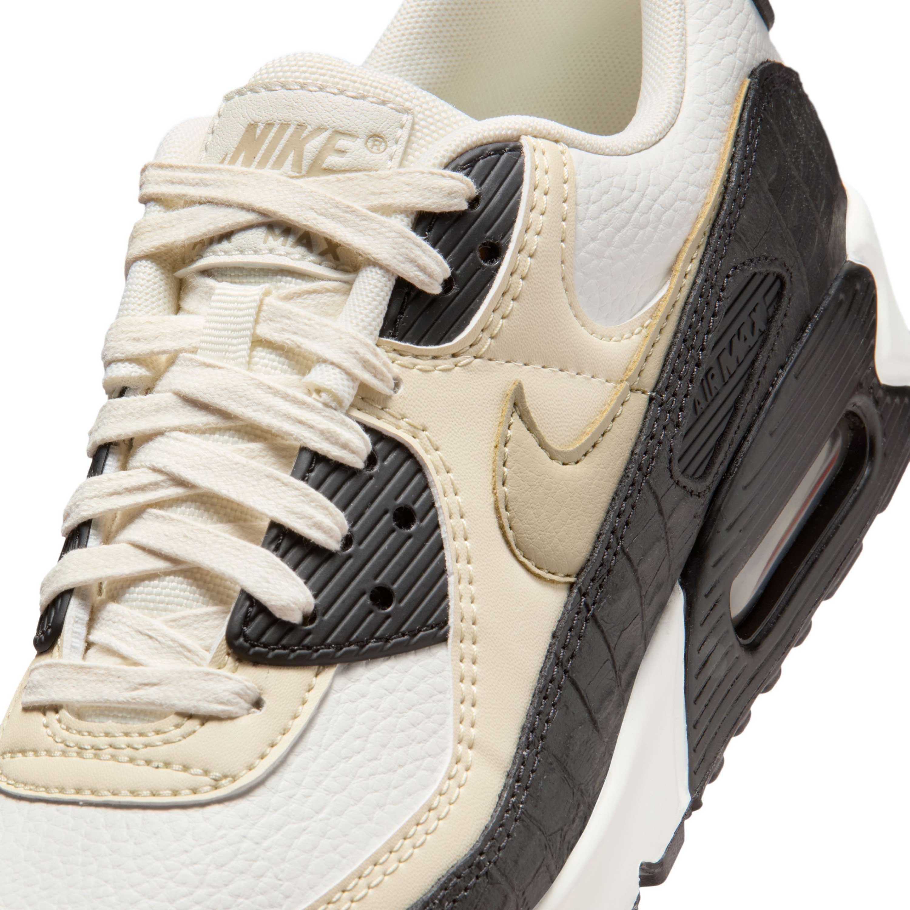 Nike-Air-Max-90-Shoe---Women-s-Sail---Fossil-Black-Desert-Khaki