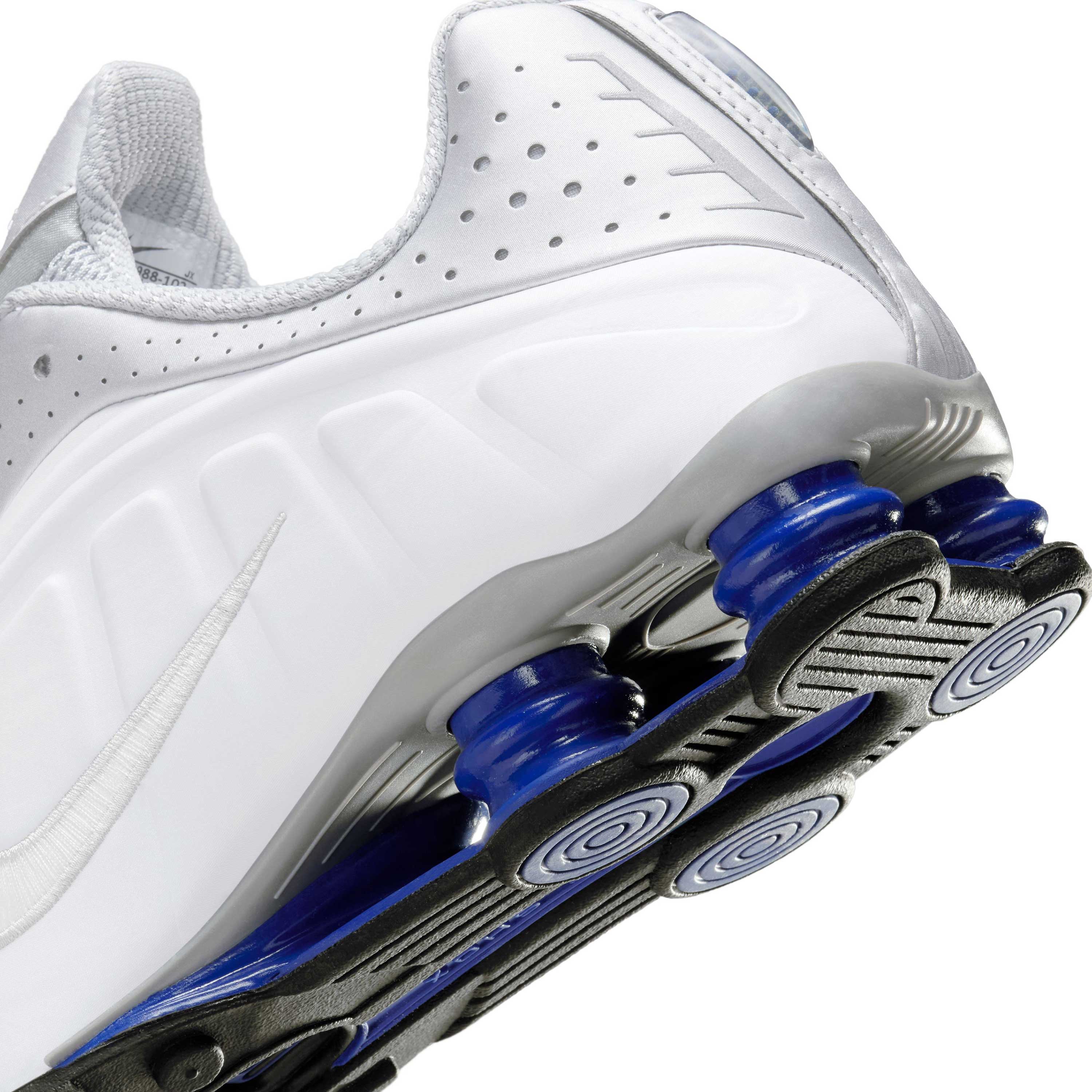 Nike-Shox-R4-Shoe---Men-s-White---White---Metallic-Silver