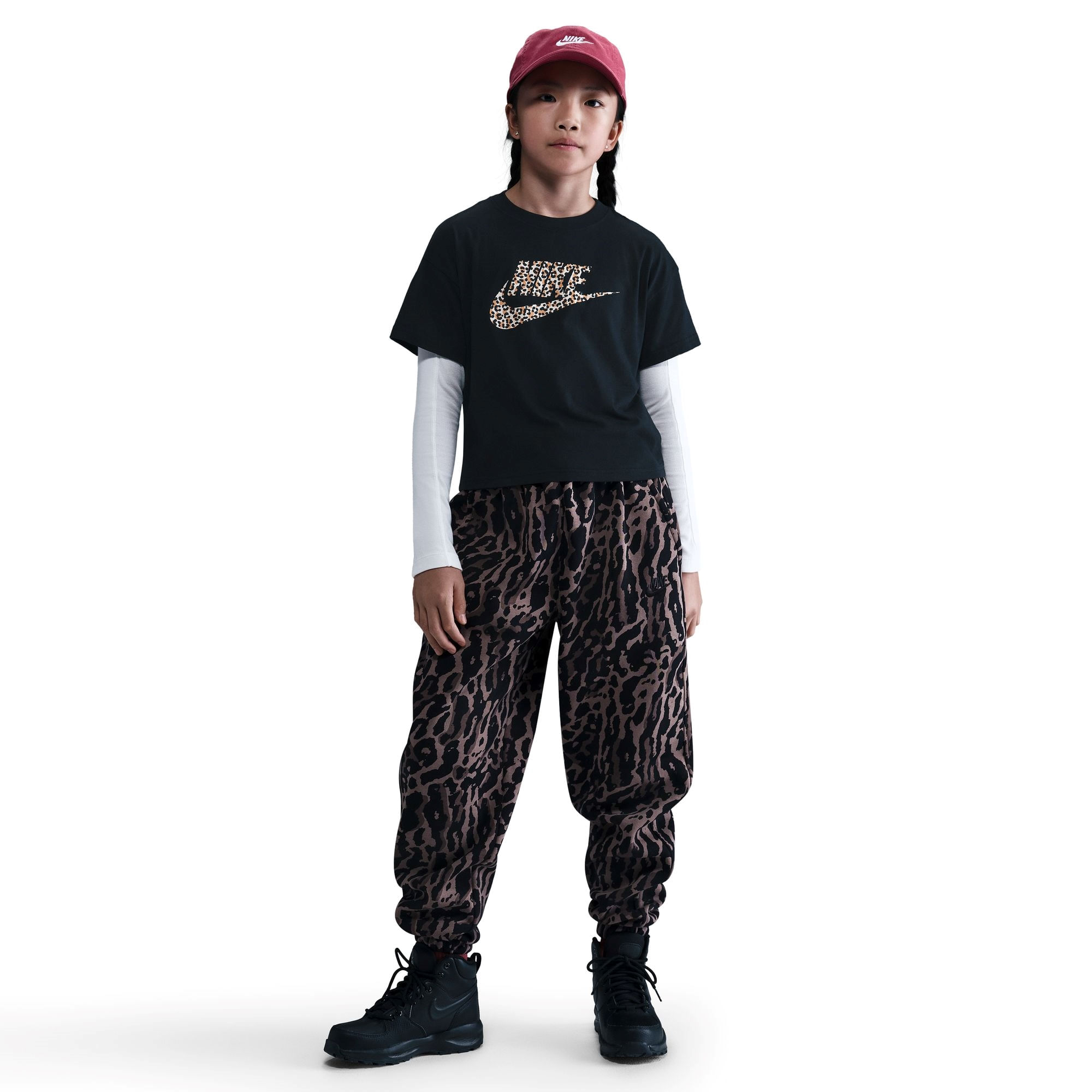 Nike Sportswear Animal Print T-Shirt Girls'