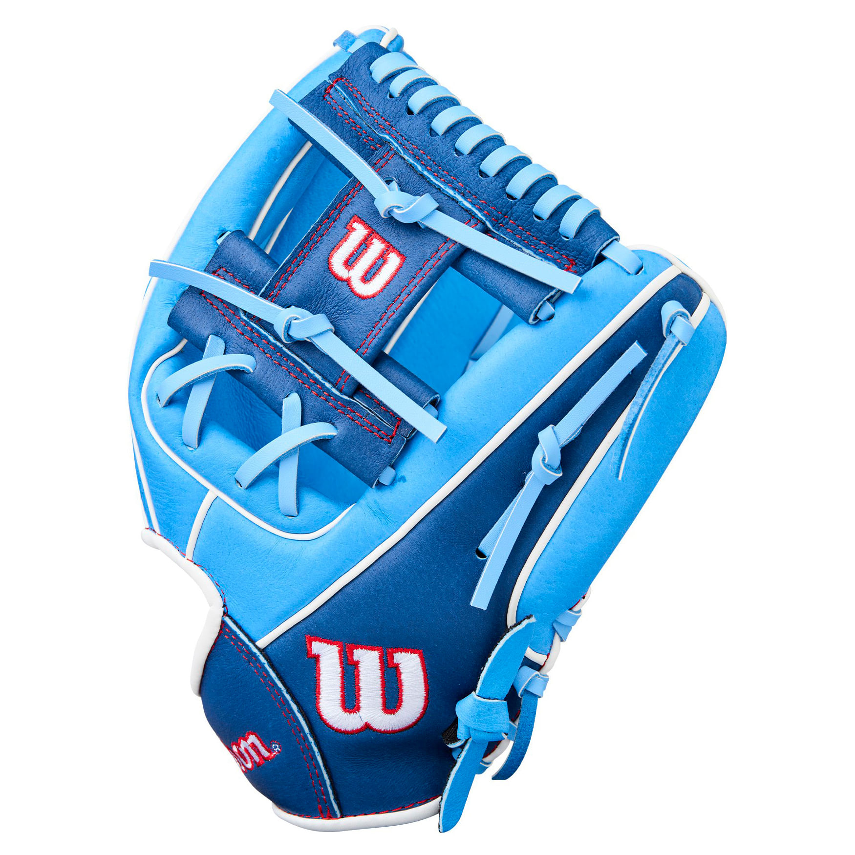 Wilson-A450-11--Infield-Baseball-Glove-Youth---2022-Cool-Blue---Roiyal-Blue---White---Red
